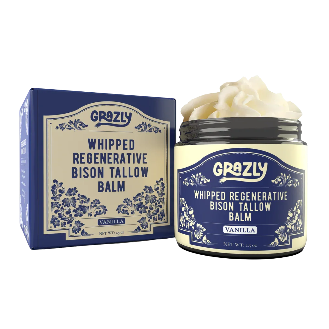 Whipped Bison Tallow & Manuka Honey Moisturizing Balm