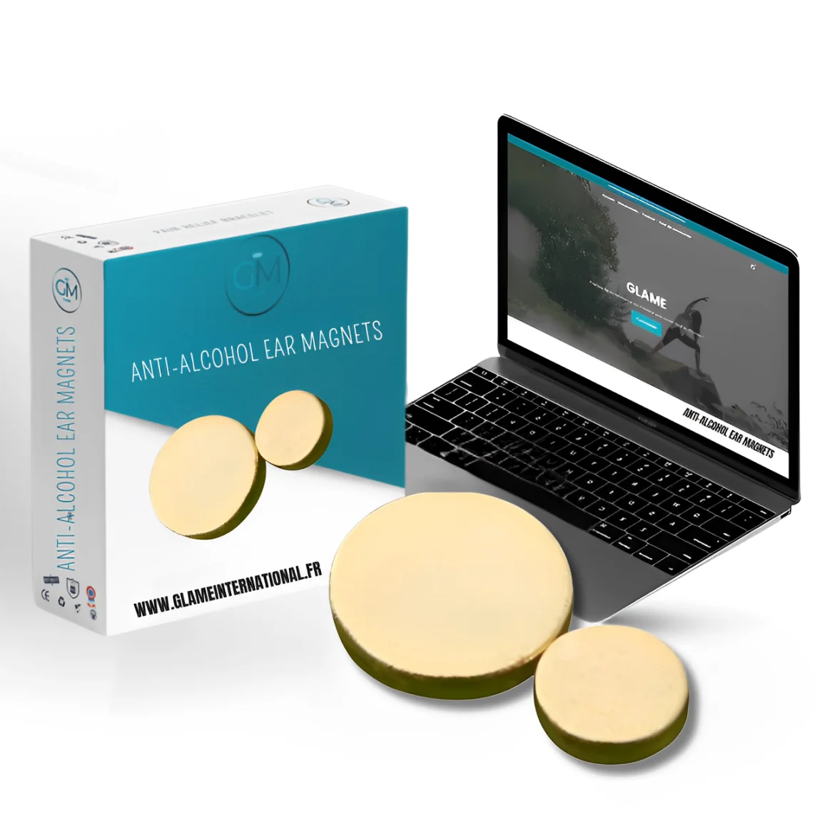 ANTI-ALCOHOL EAR MAGNETS