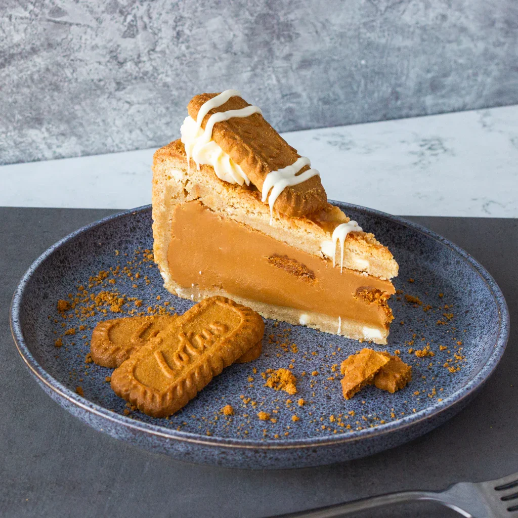 Biscoff Cookie Pie Slice