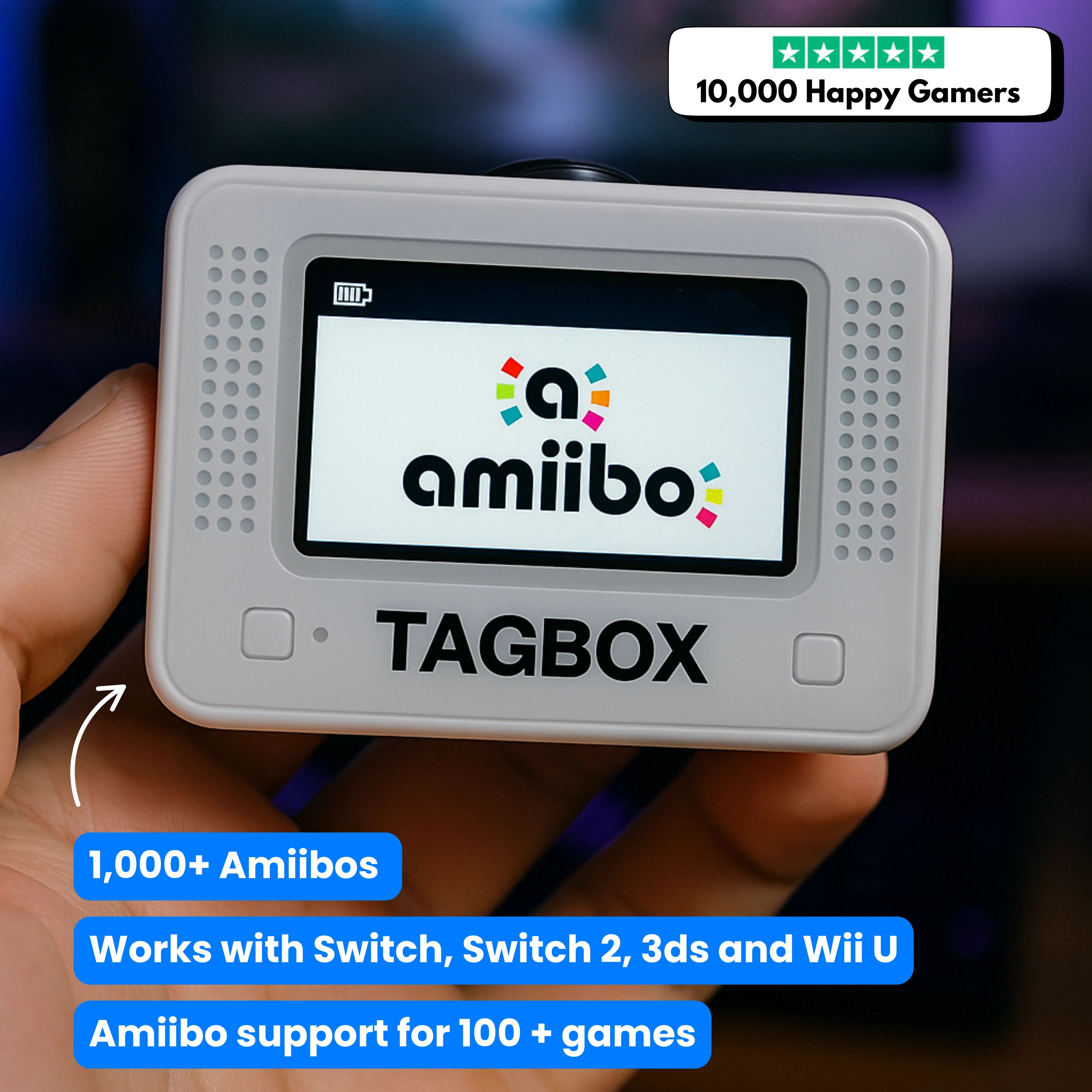 TagBox™ –  Instantly Access All Amiibo In One Compact Device