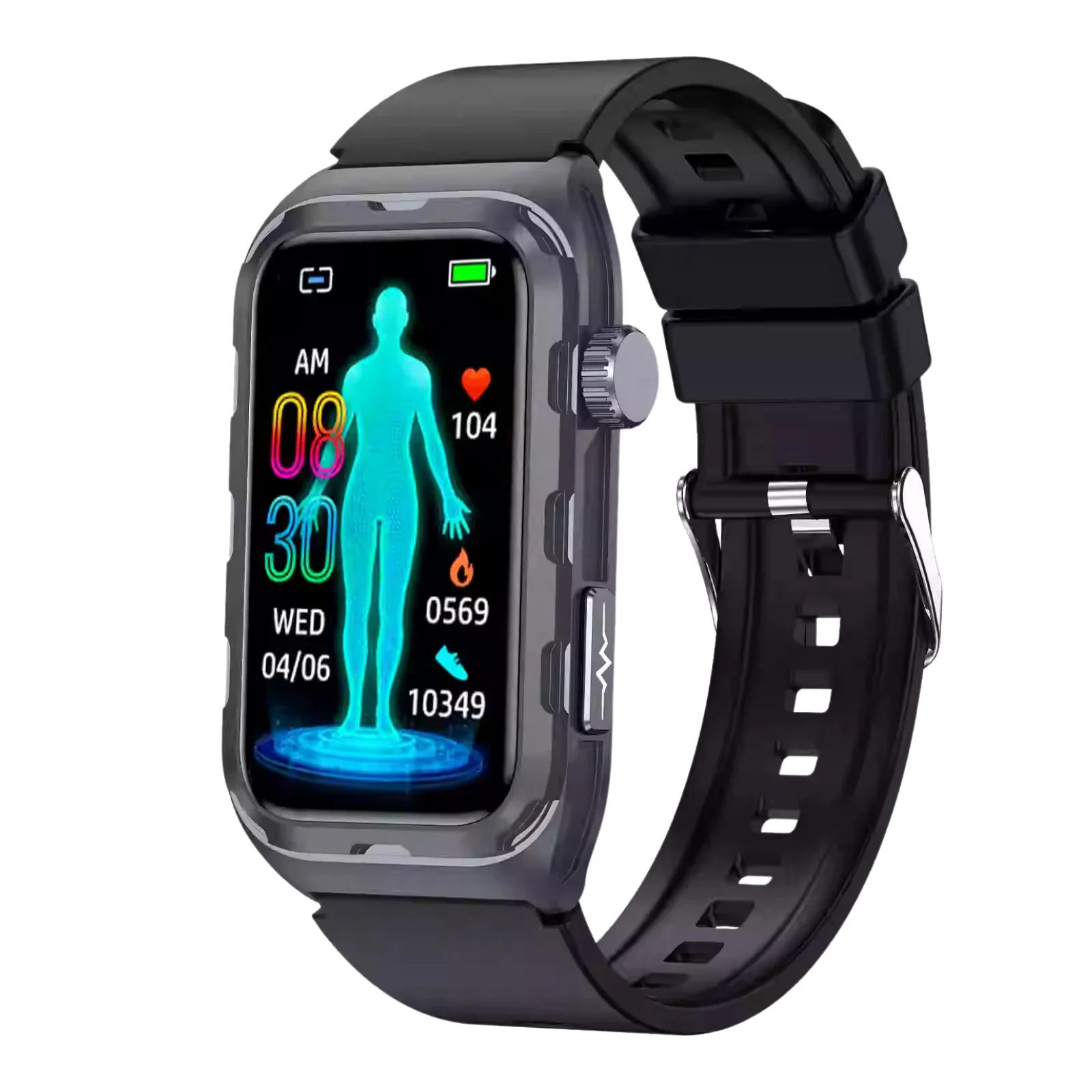 O2Tracker® Fitness - Smart Bracelet ECG Health Monitoring Blood Pressure Glucose Heart Rate Wristwatch