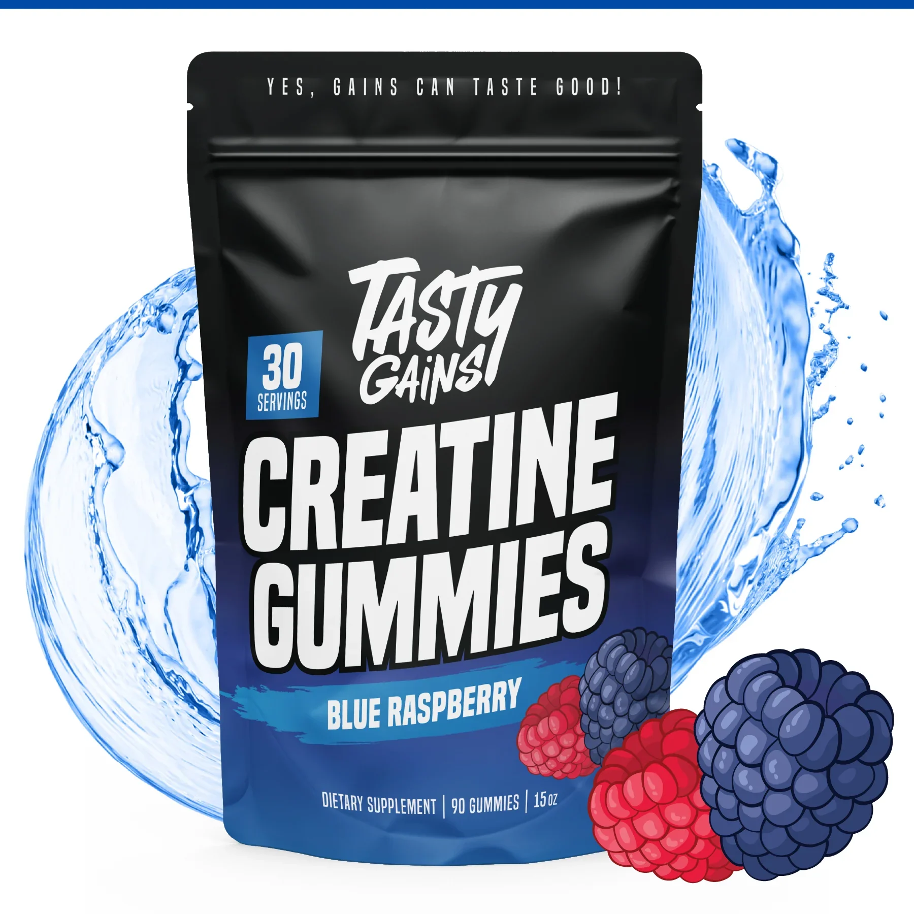 Tasty Gains Creatine Gummies - Buy 1 Get 1 Free!