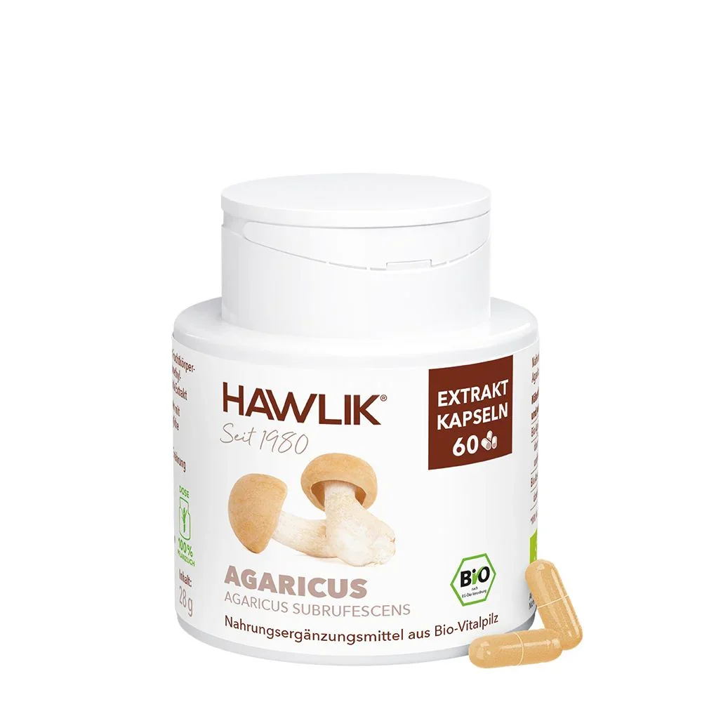 HAWLIK Bio Agaricus Extrakt Kapseln