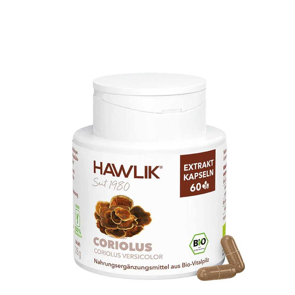 HAWLIK Bio Coriolus Extrakt Kapseln