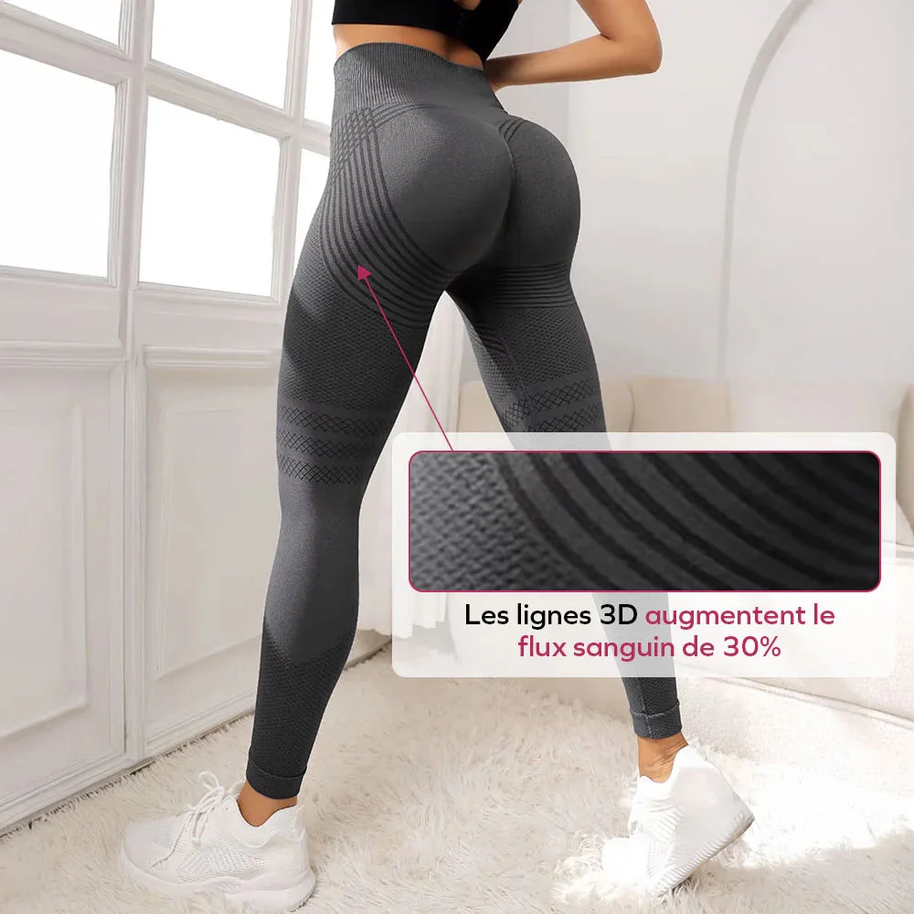 Legging 3D | Gris Foncé