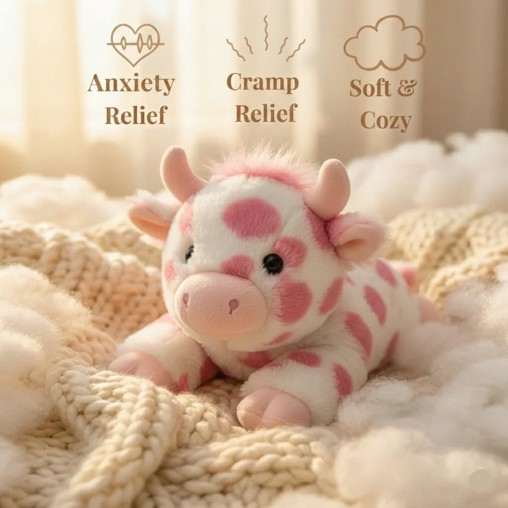 Pink Highland Cow Plush