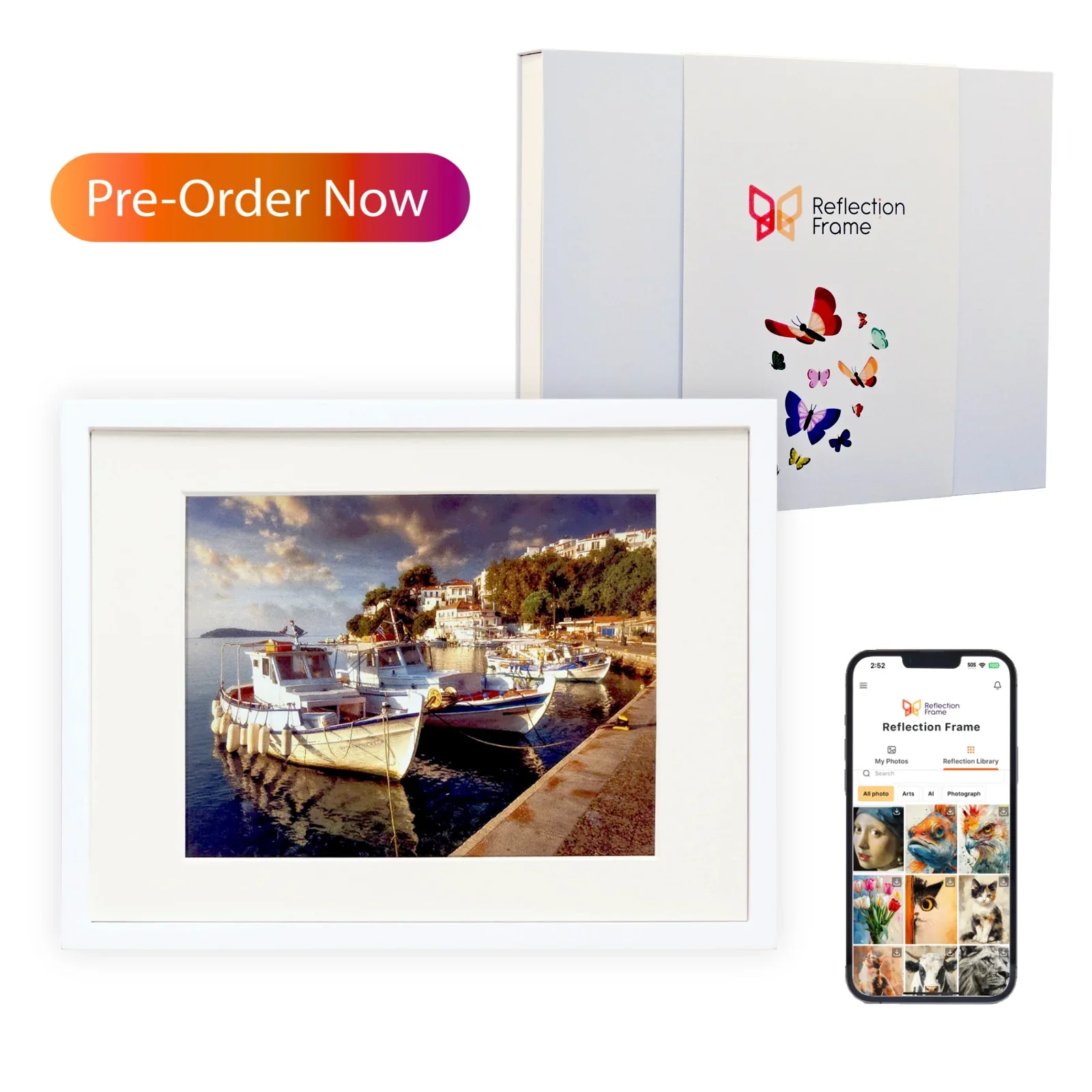 Reflection Frame Pure White (Revised Edition)