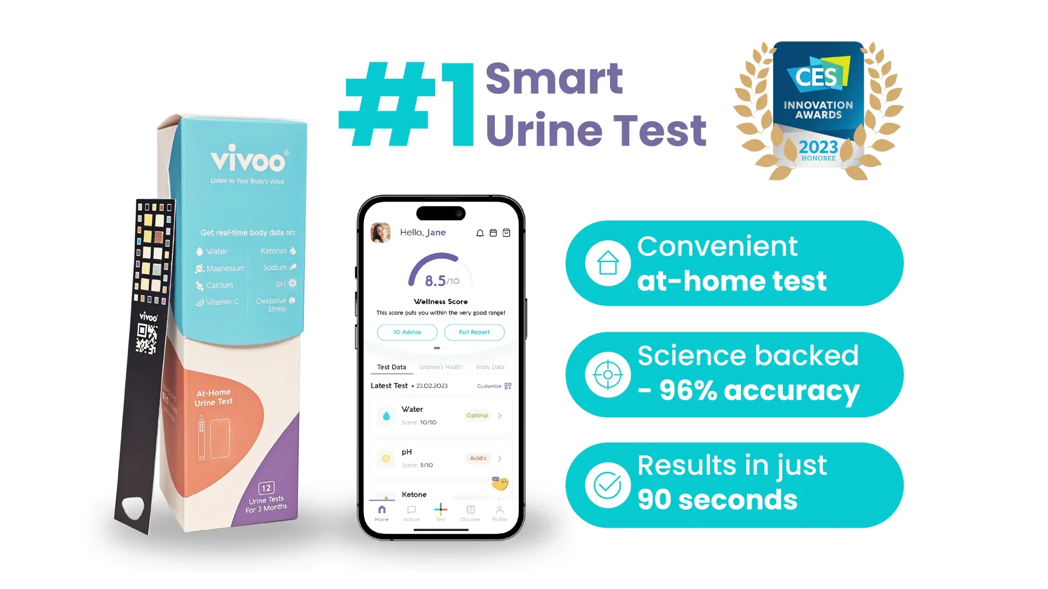 Vivoo Wellness Test Kit (6 Month Subscription)