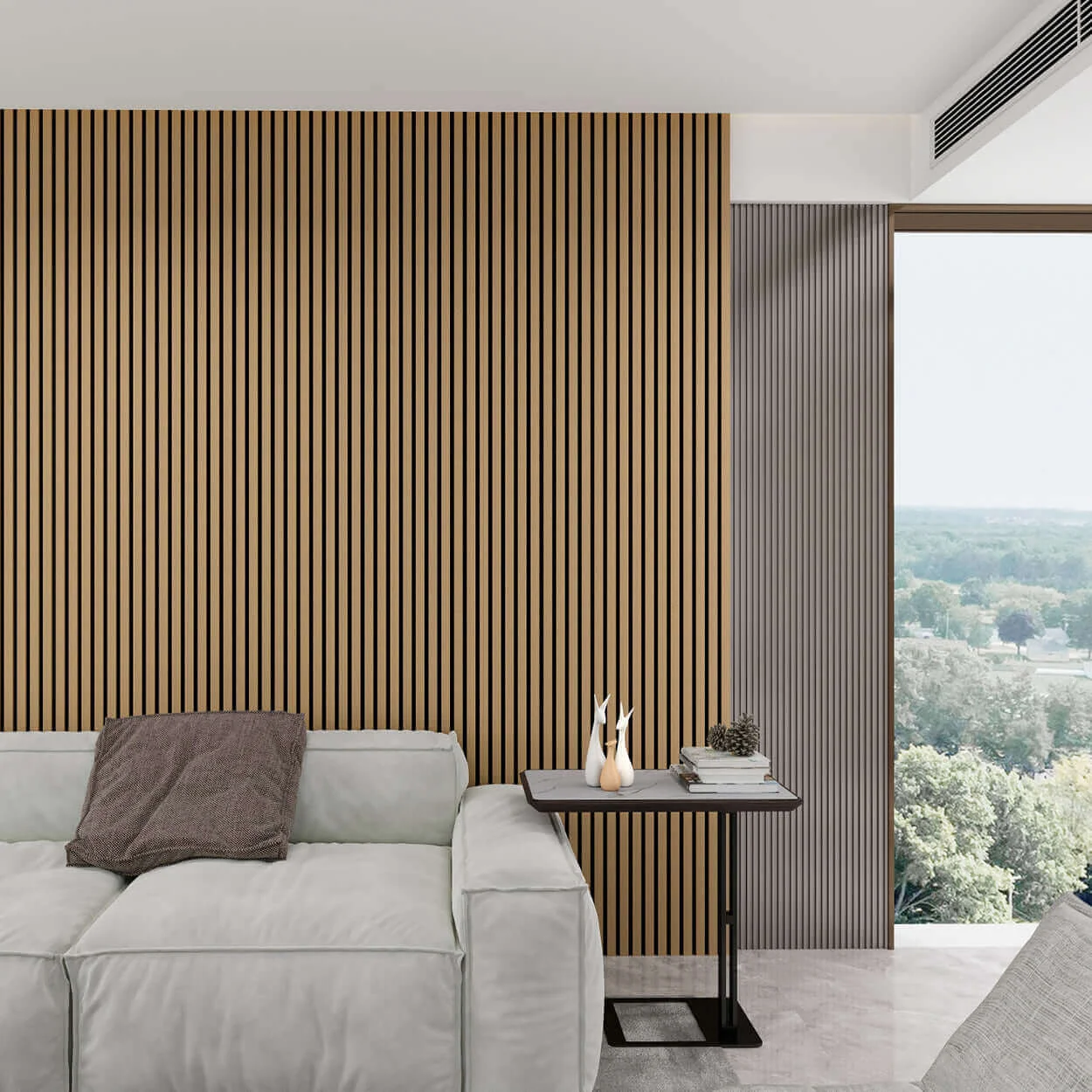 Natural Oak Acoustic Wall Panel
