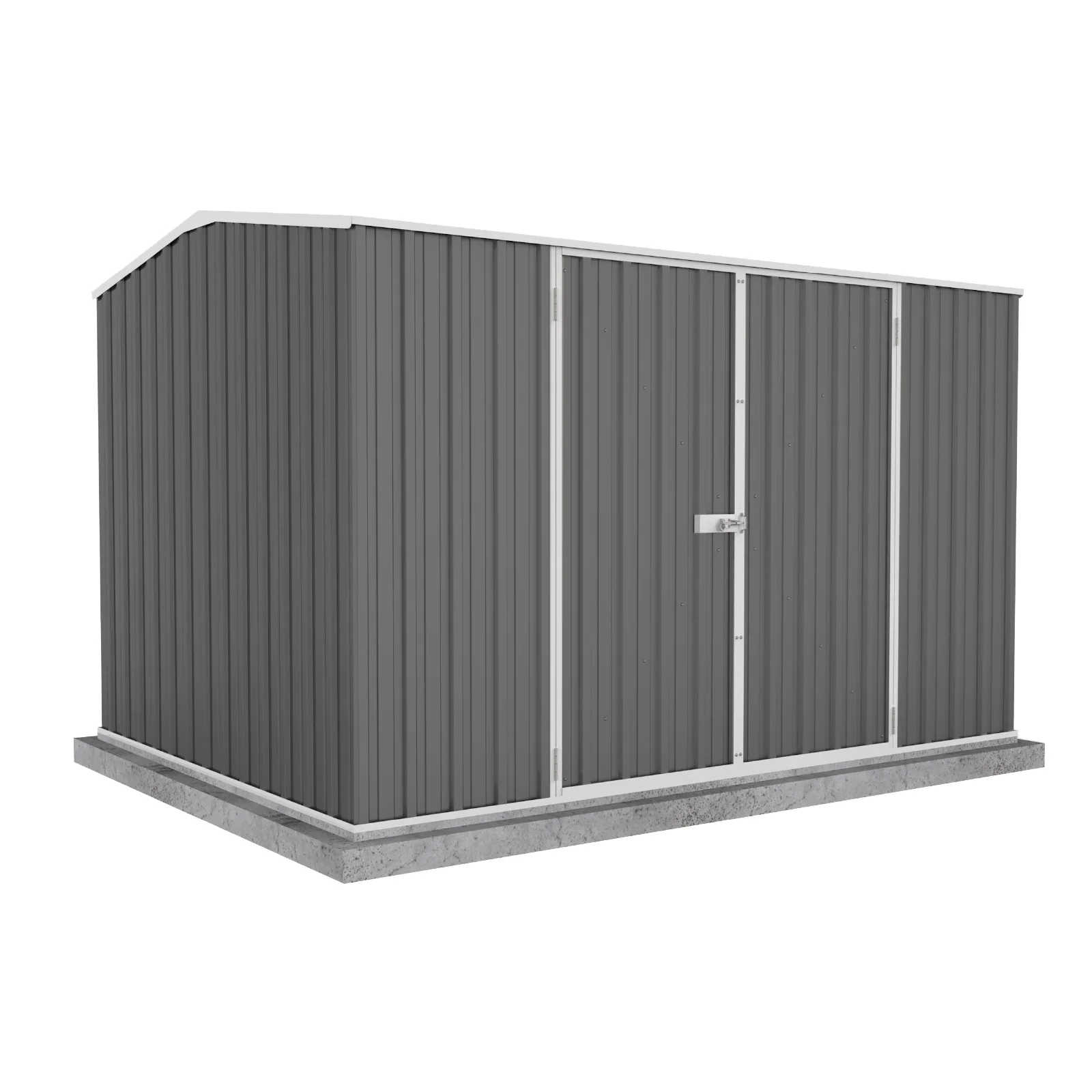 3.00mW x 2.26mD x 2.00mH Garden Shed Premier Double Door with Anchors