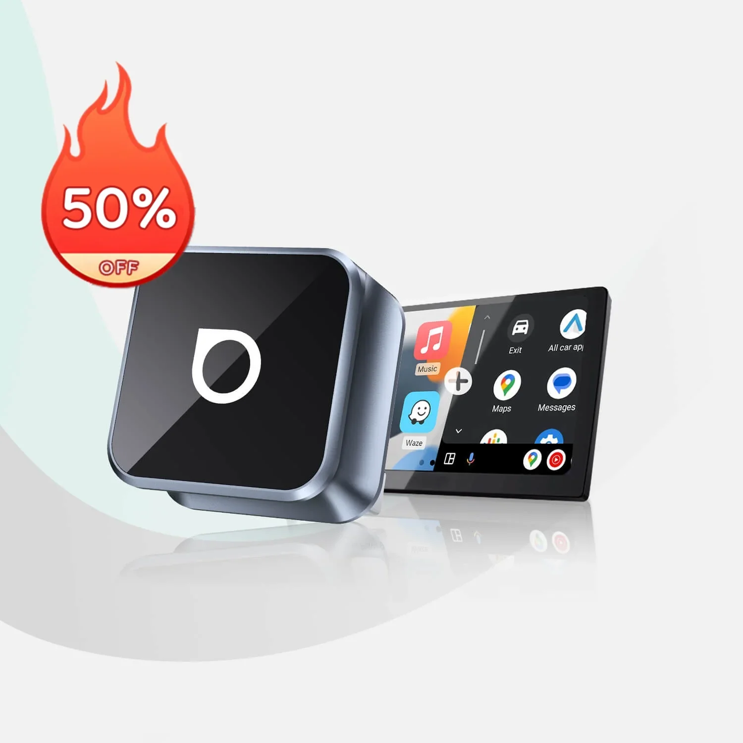 ⏳ 12-Stunden-Blitzangebot! Nicht verpassen! 💥Ottocast Mini Cube 3.0 Ultra Wireless CarPlay Und Android Auto Adapter