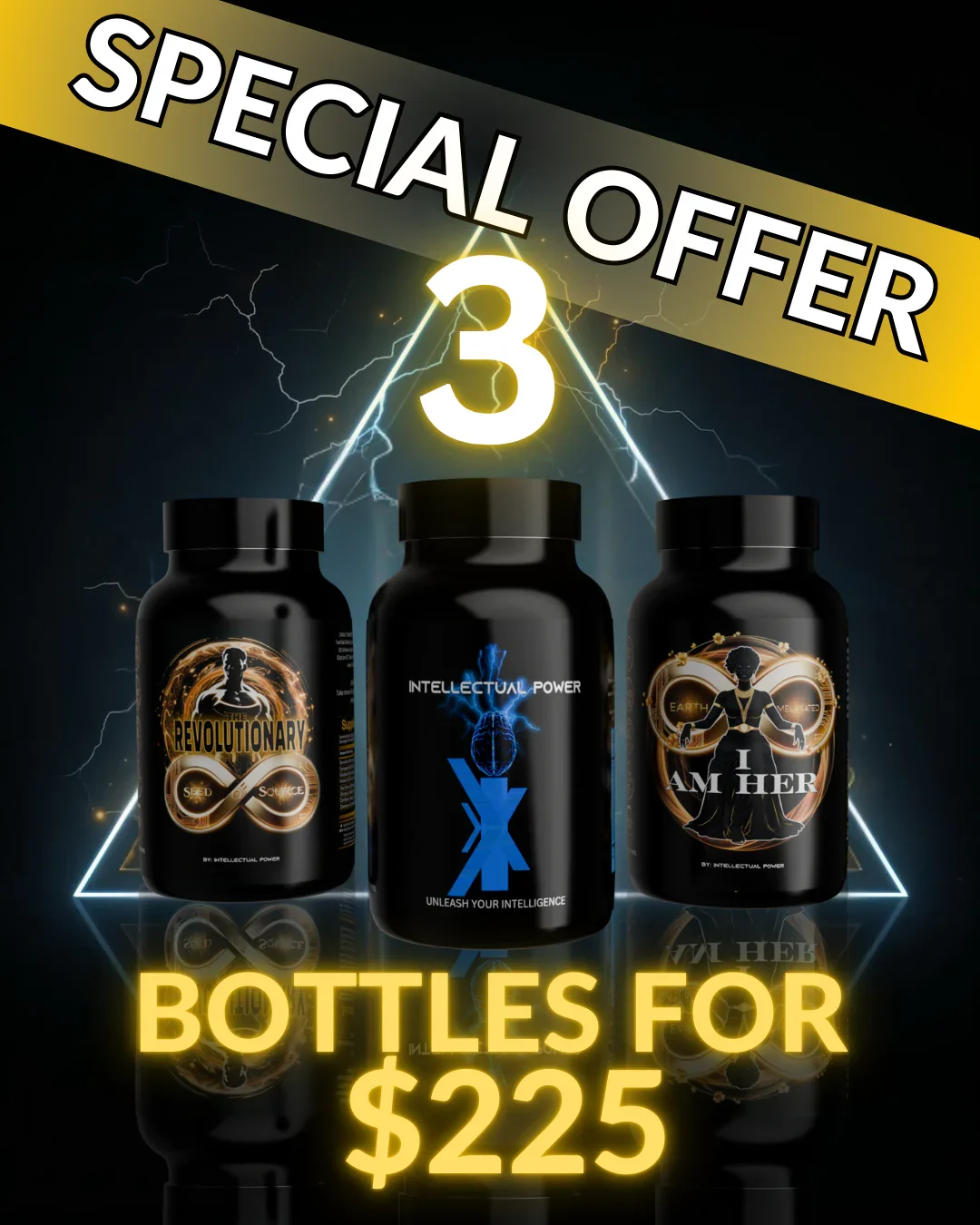 Intellectual Power (1) The Revolutionary (1) I AM HER (1) Bundle Pack