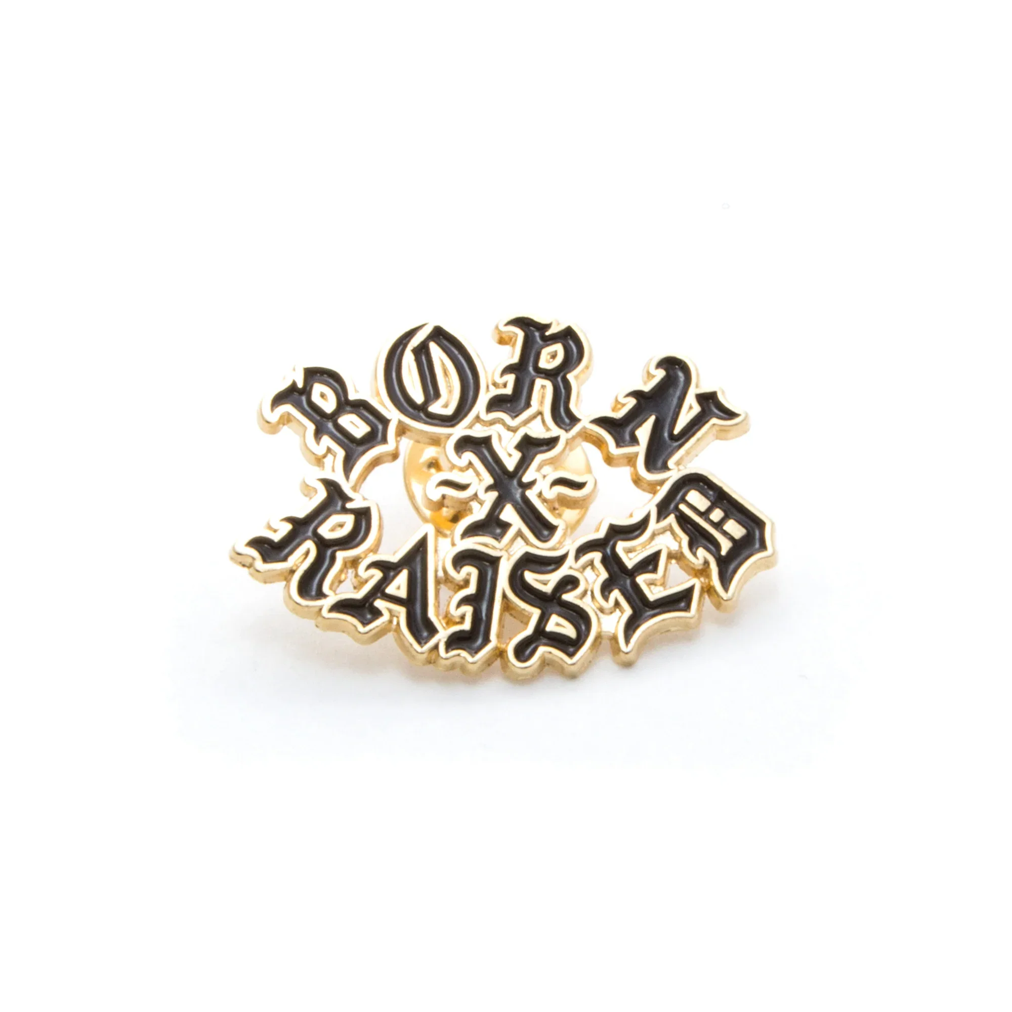 ROCKER PIN: BLACK/GOLD