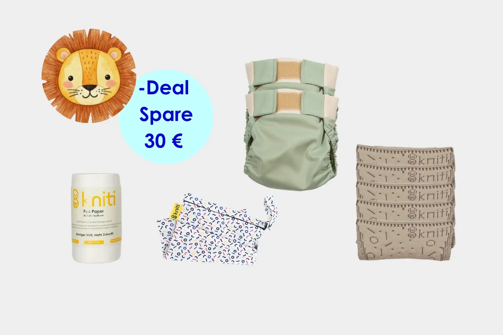 kniti Stoffwindel Löwenpaket - nach unserem Auftritt in den Medien