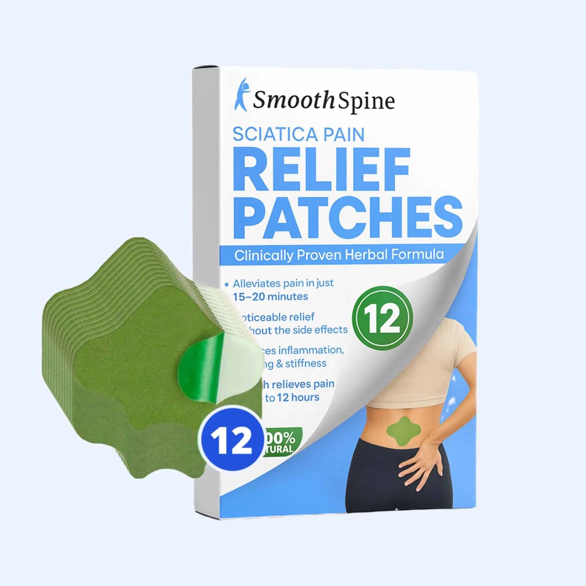 Sciatica Back Pain Relief Patches+