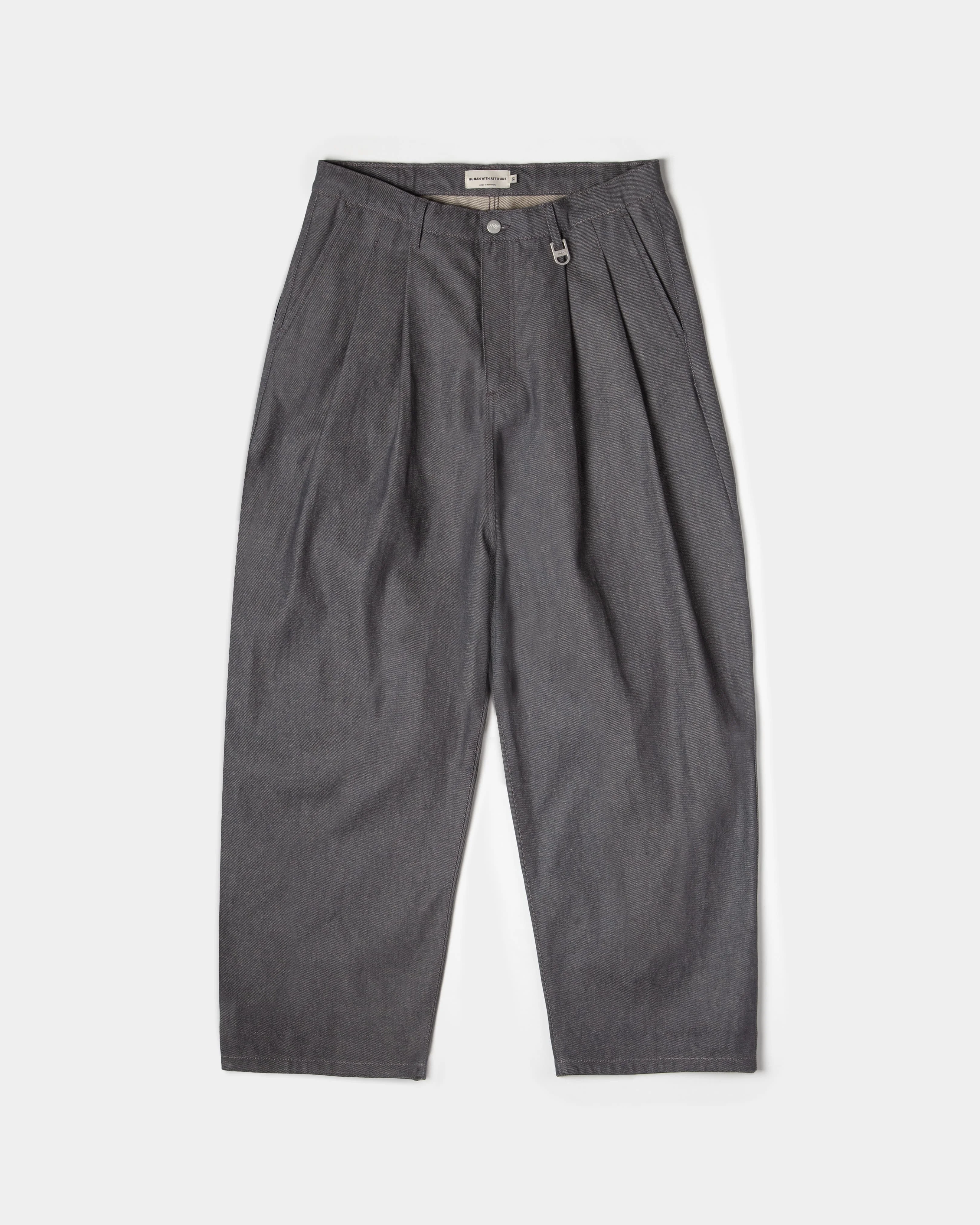 JEAN PLEATED ONIGIRI - GRIS