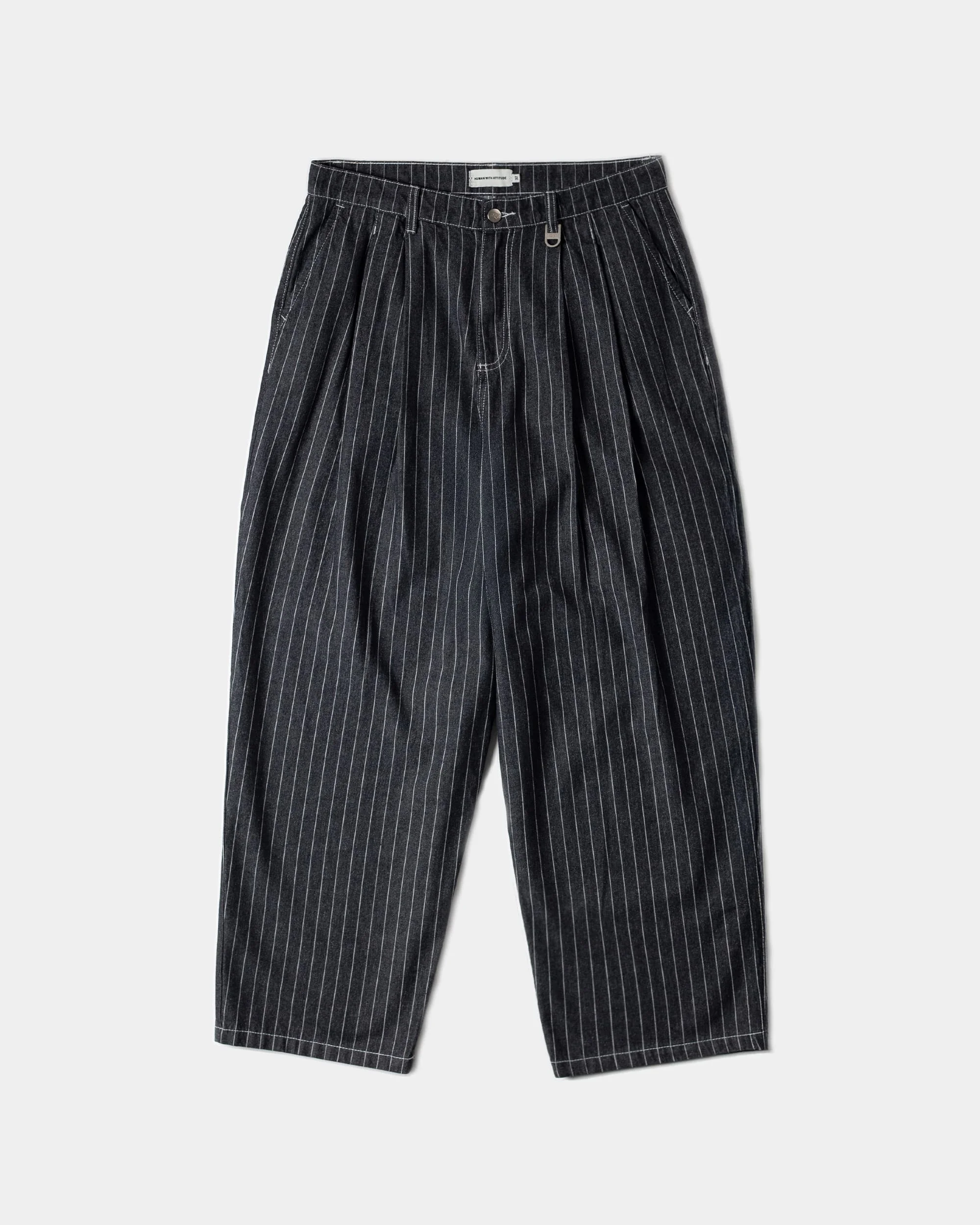 JEAN PLEATED ONIGIRI à Rayures - Brut