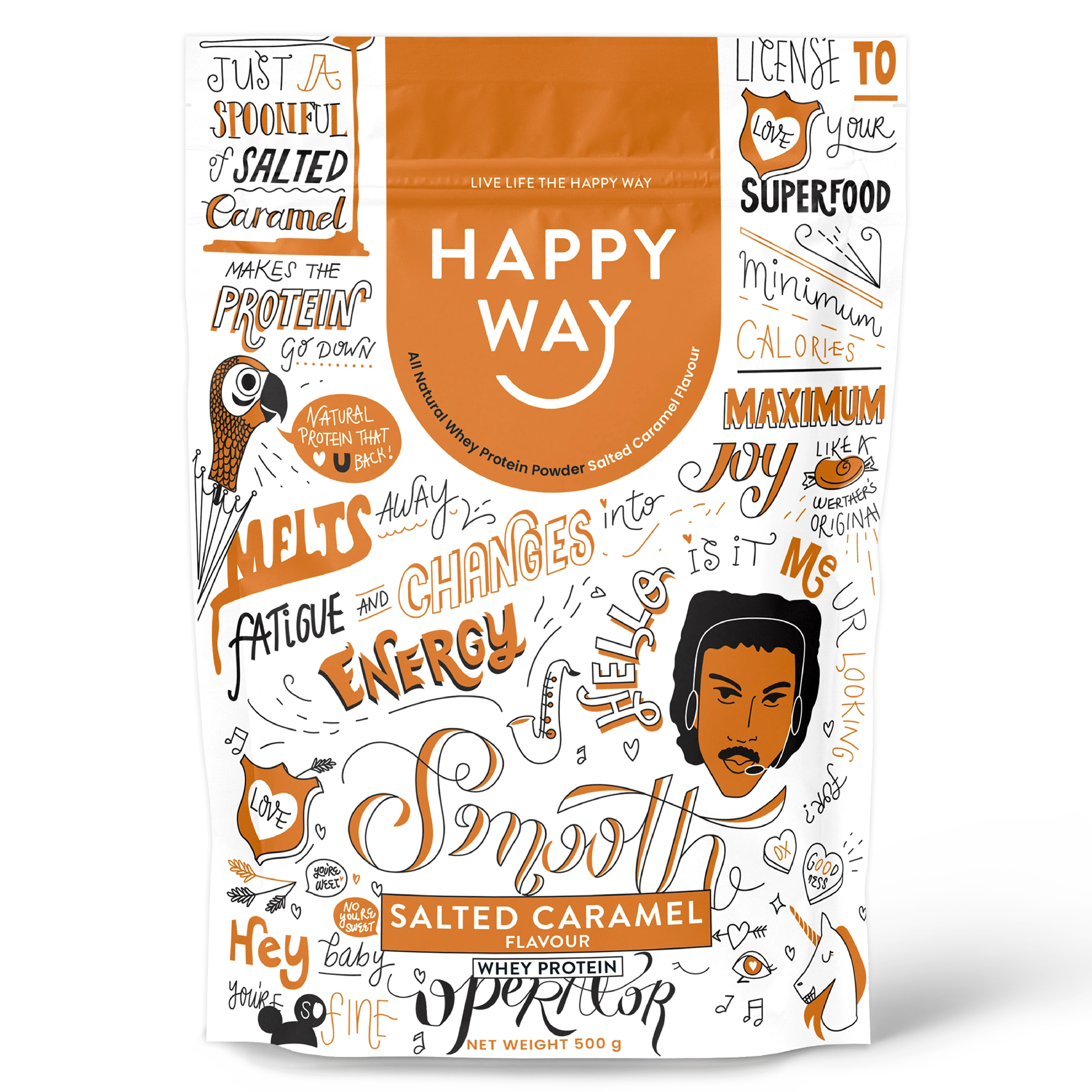 Smooth Operator Salted Caramel Whey Protein Powder 500g