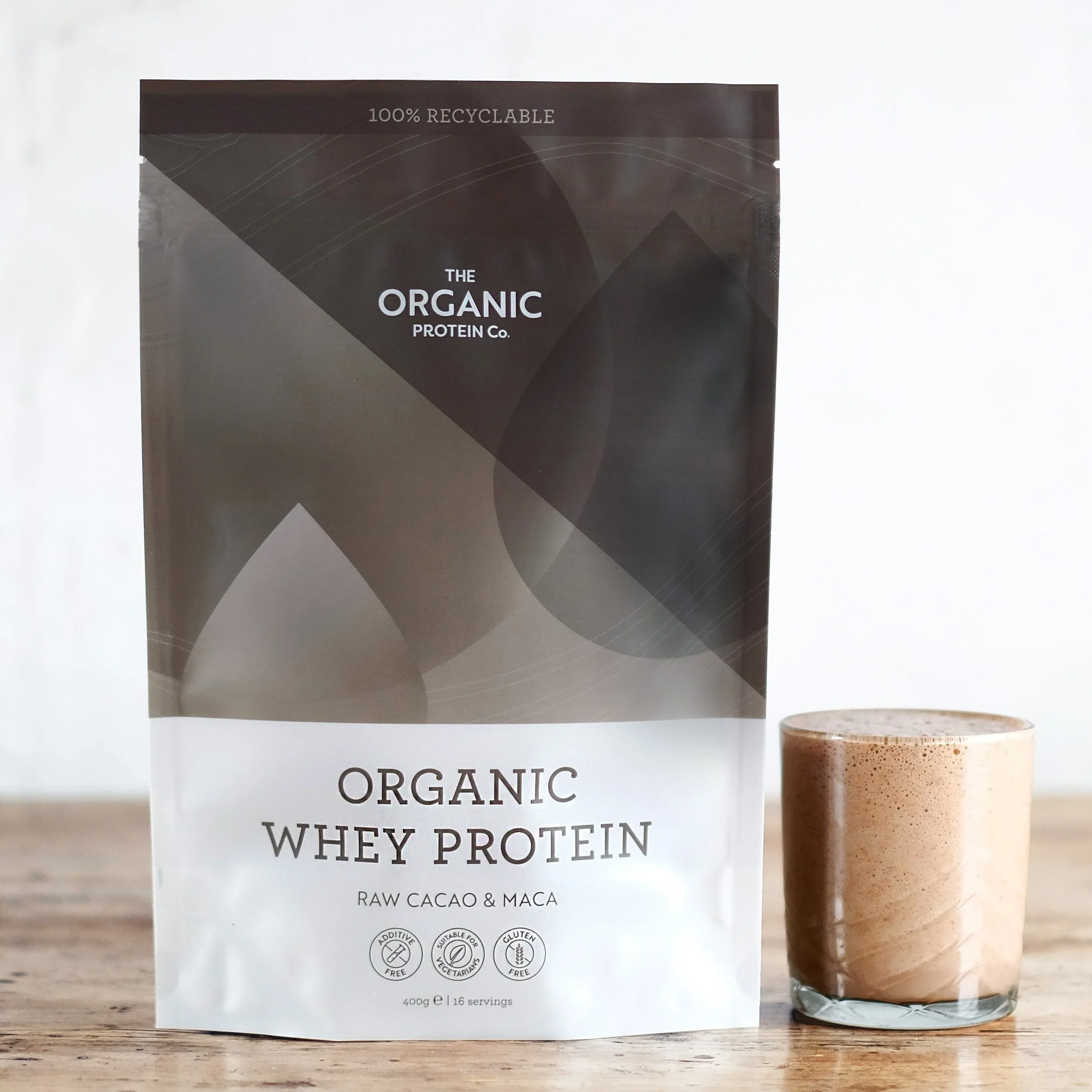 Organic Whey Protein Chocolate - Cacao & Maca