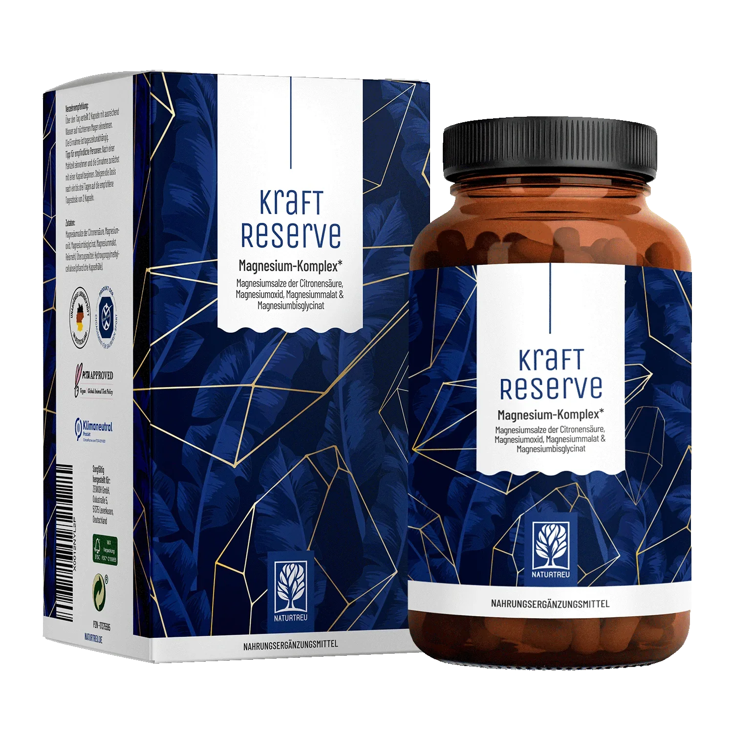 Kraftreserve: Magnesium-Komplex hochdosiert