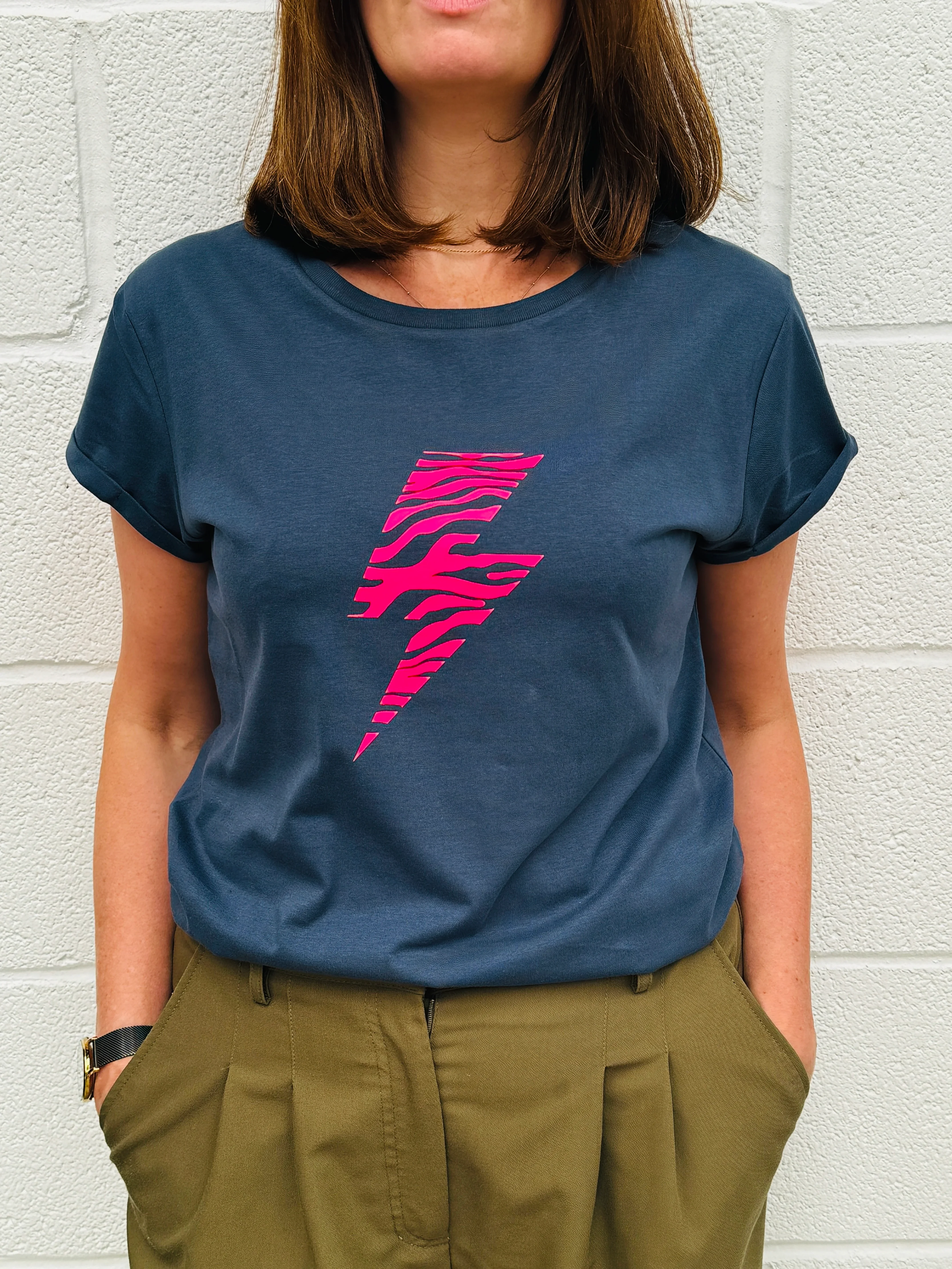 Ladies ZEBRA BOLT t shirt