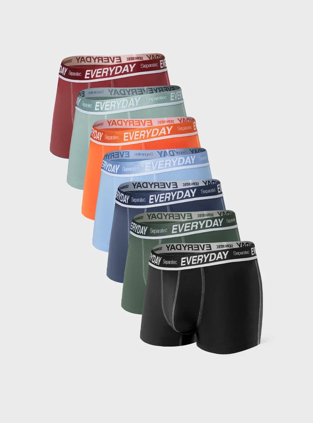 Colorful Everyday Cotton Trunks 7 Pack