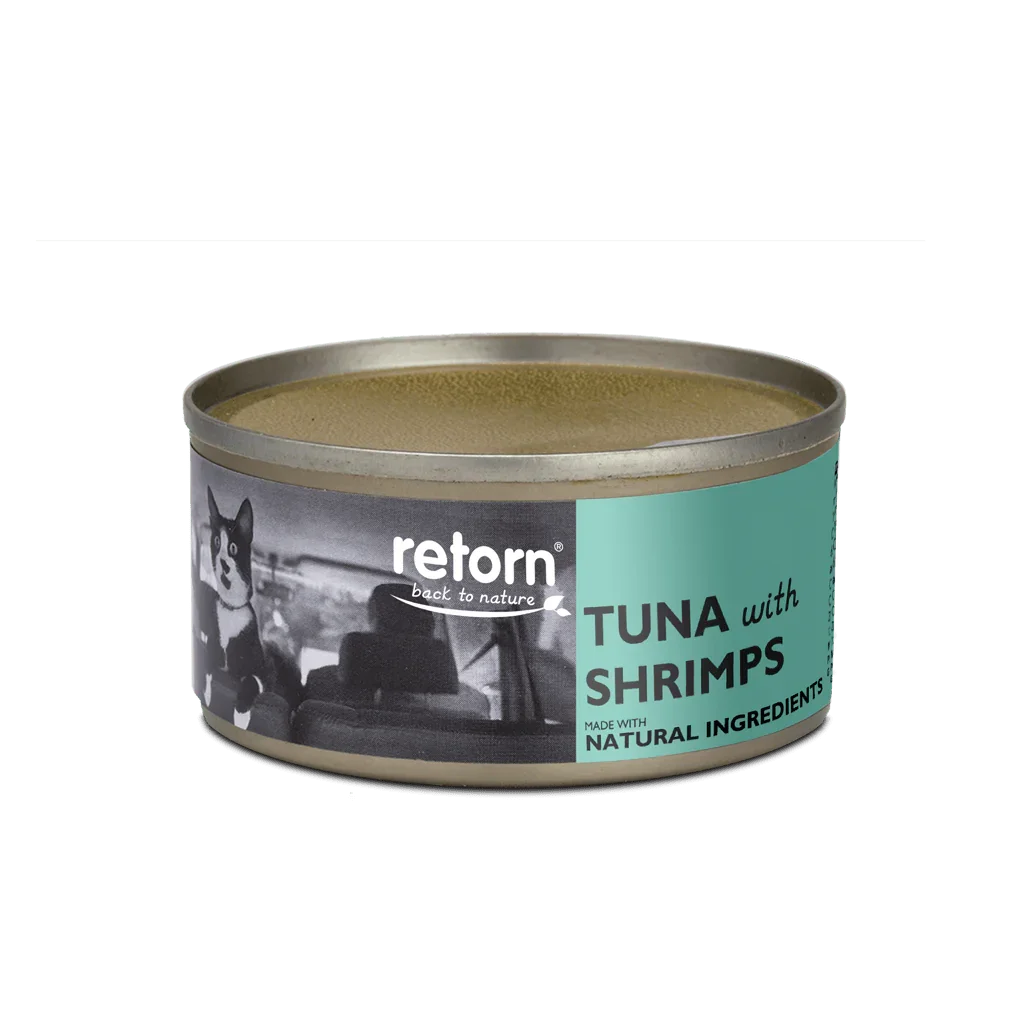 Comida Húmeda para Gatos de Atún con Gambas