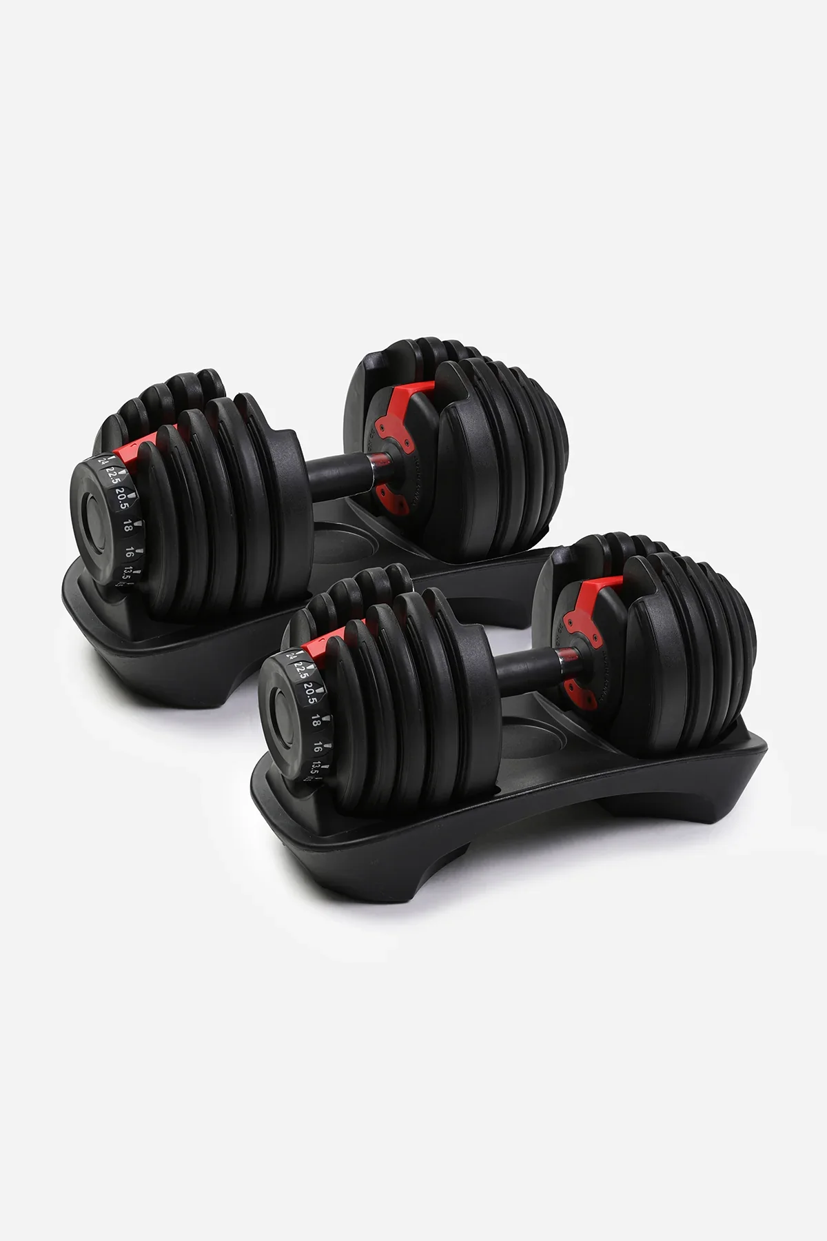 Northern Adjustable Dumbbells Set Pair 24kg Selectable Weights