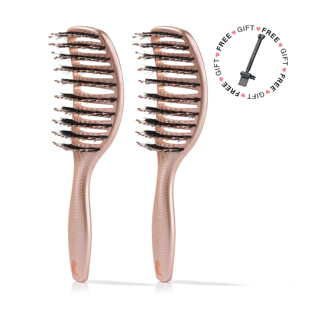 2 pcs Curvy Brush with free gift