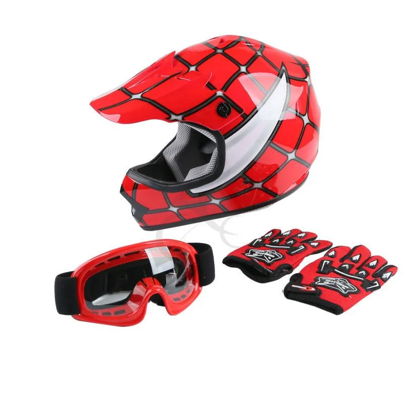 Kids Helmet, Gloves, & Goggles Combo