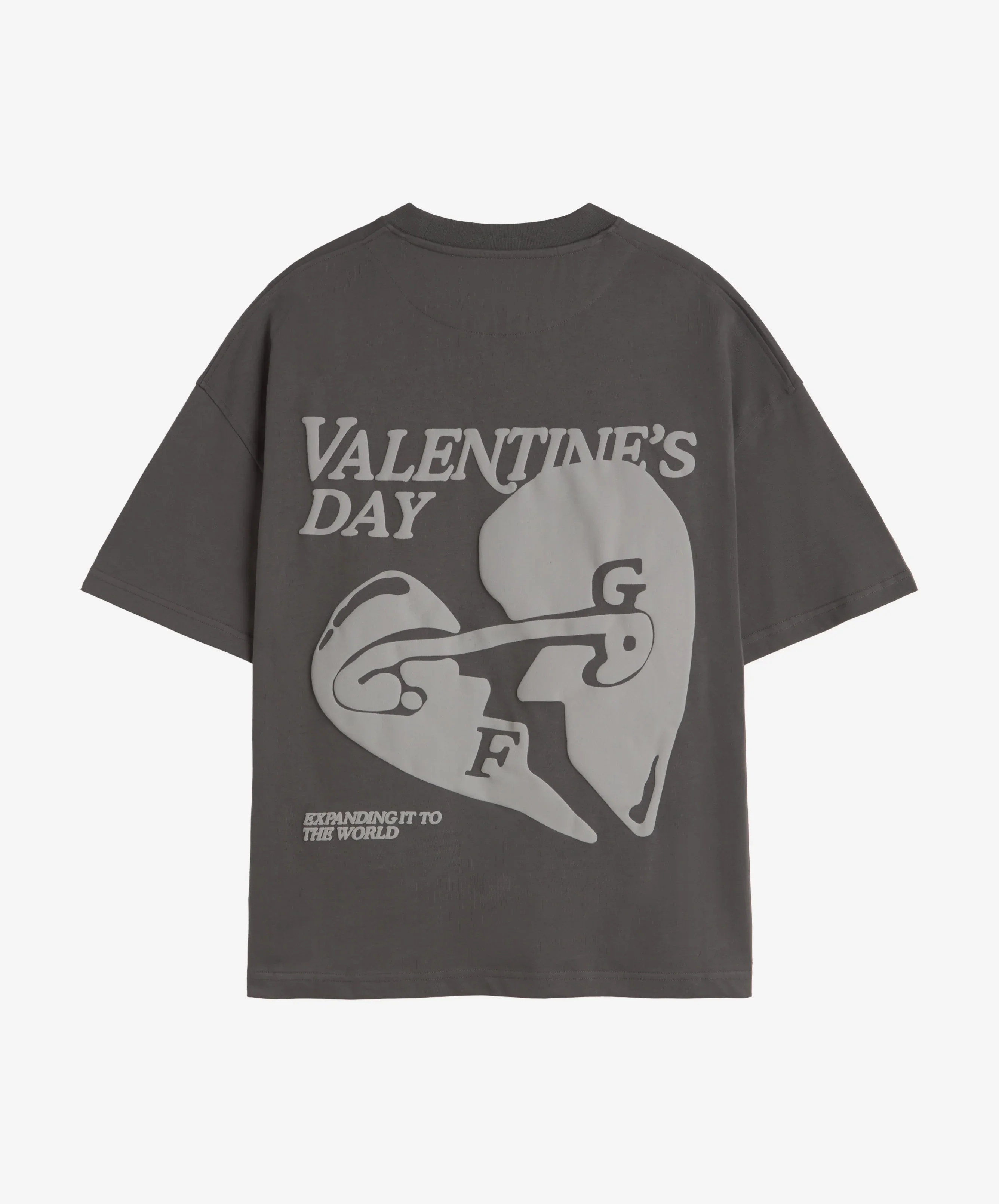 Valentine'S Tee Grey