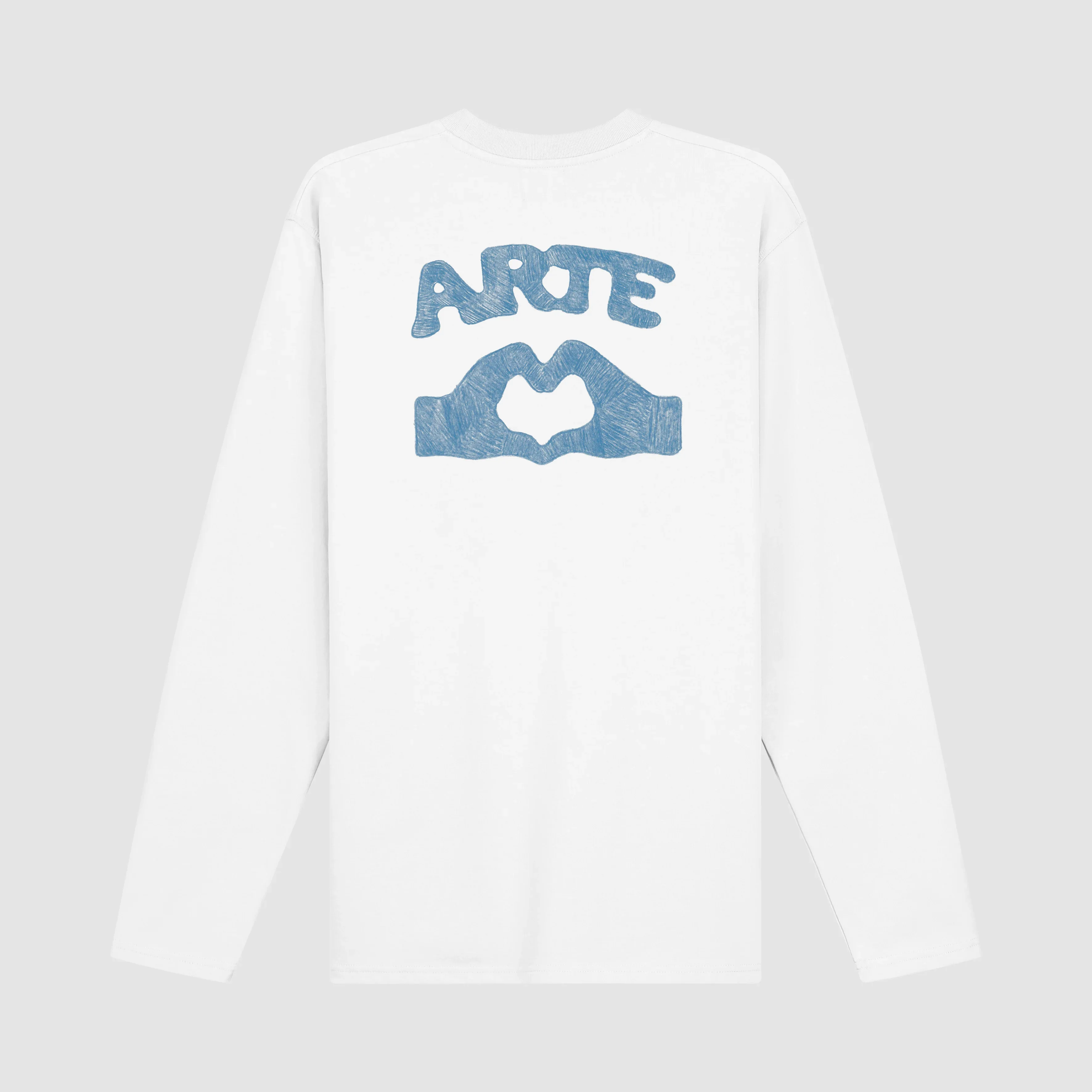 Diels Scribble Longsleeve - White