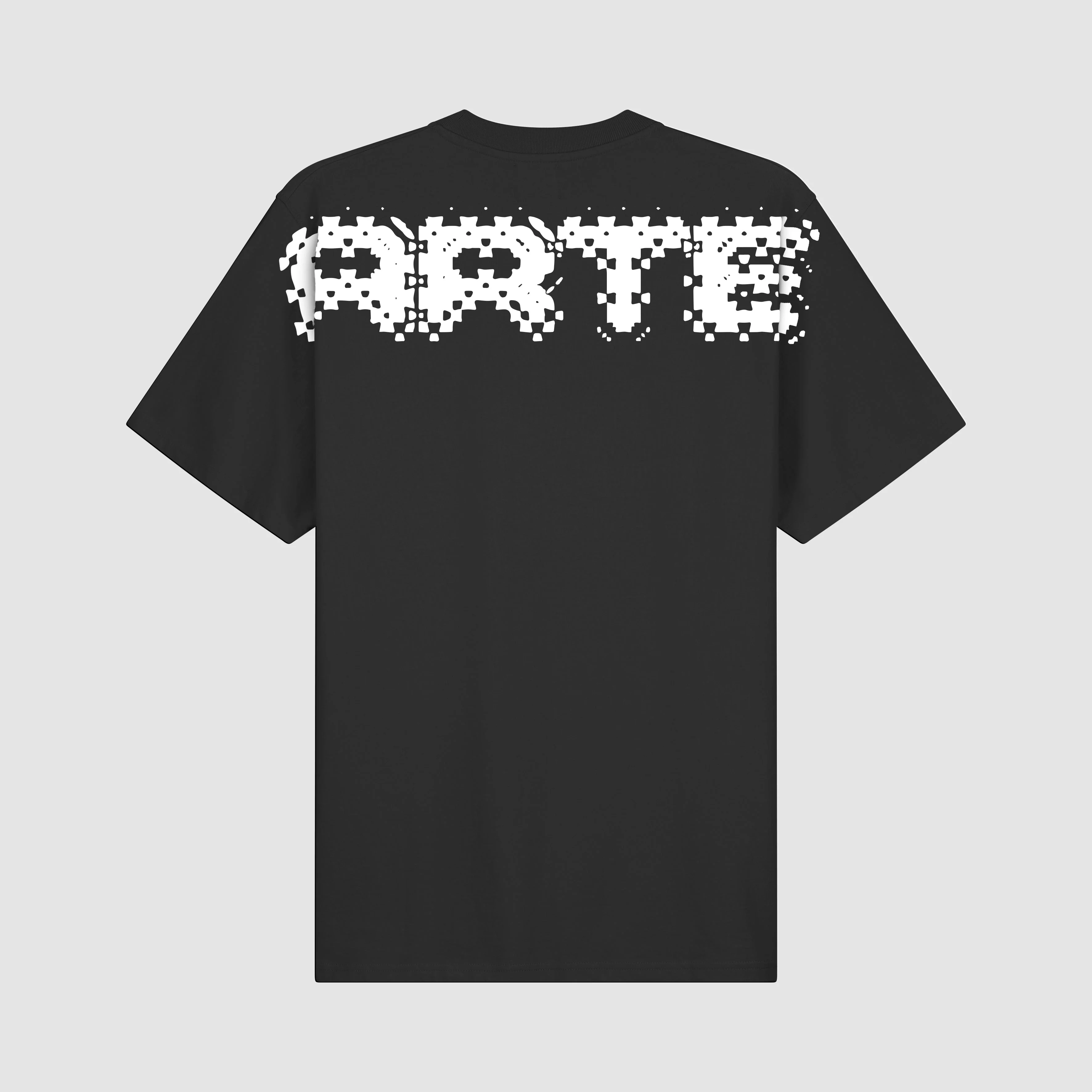 T-shirt Pixel Back - Noir