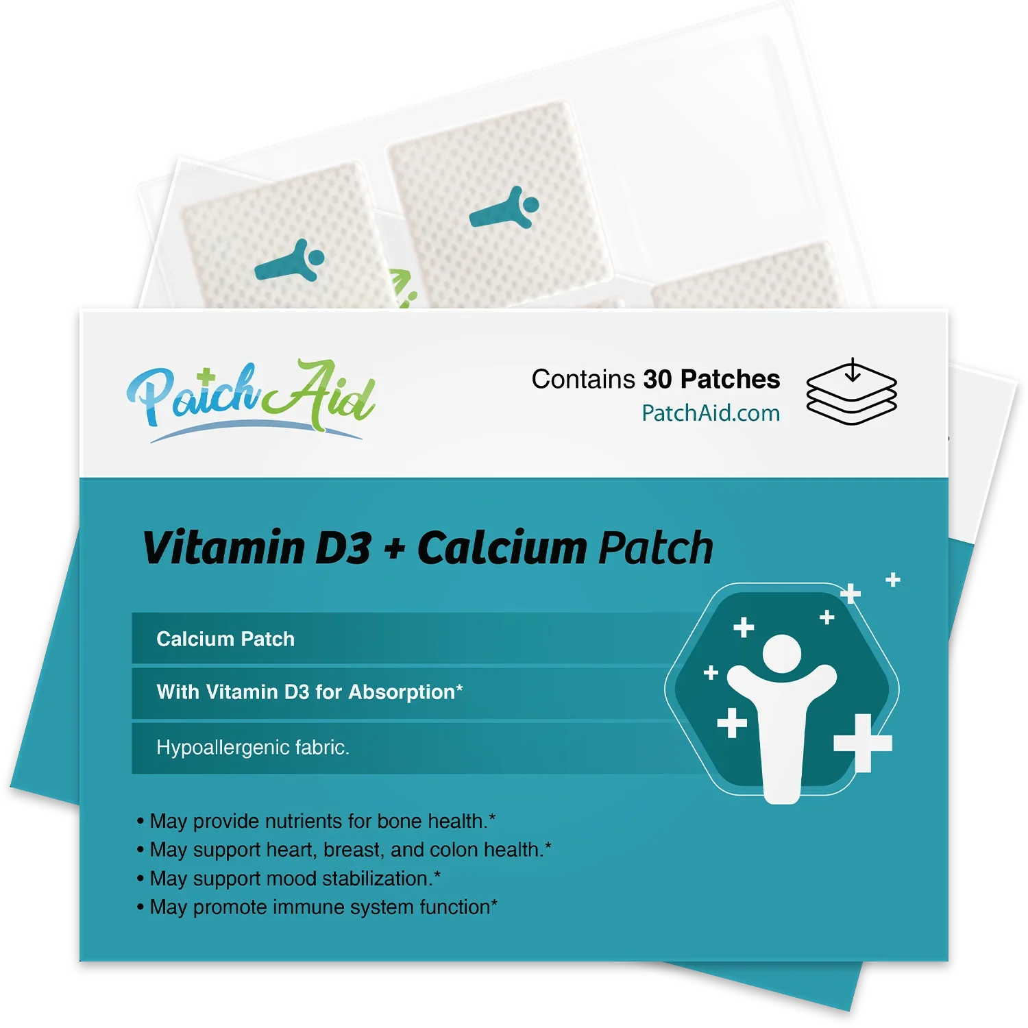 Vitamin D3/Calcium Vitamin Patch