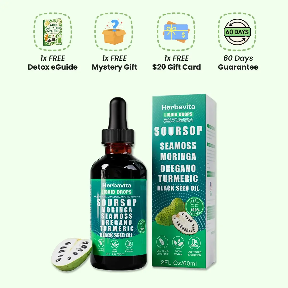 100% Organic 10-in-1 Cancer Prevention Drops