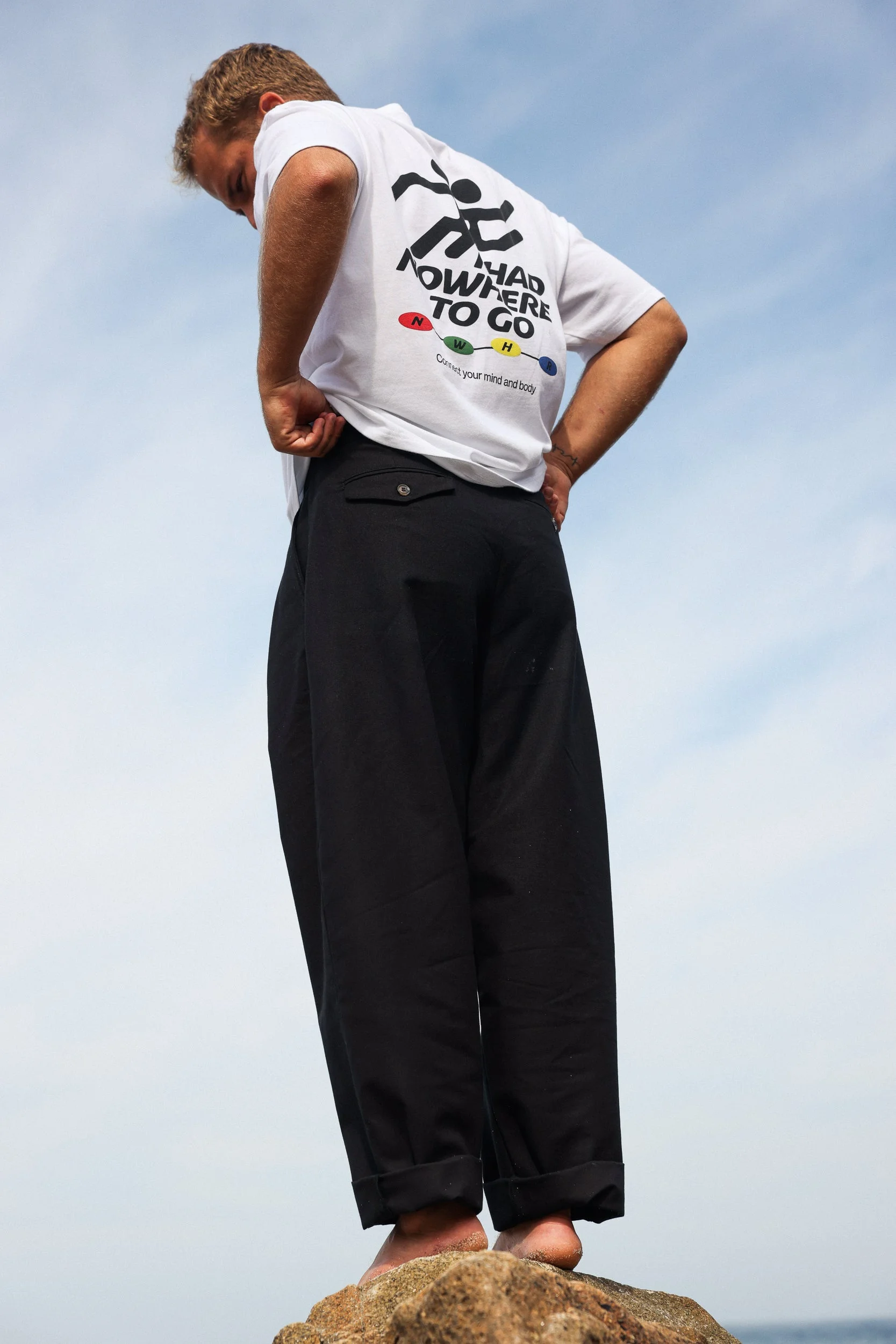 Pantalón chino black