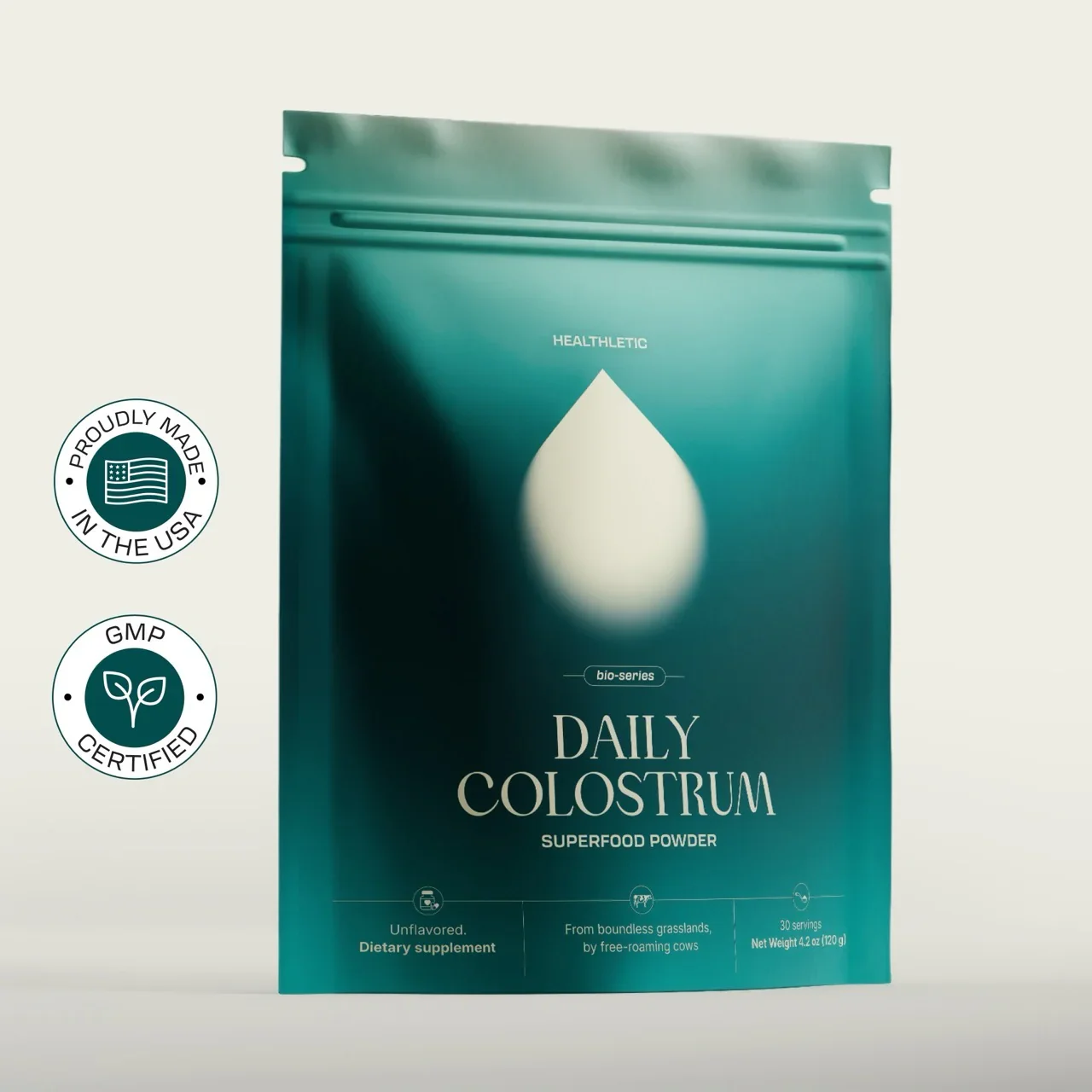 Healthletic™ Daily Colostrum  120 g.