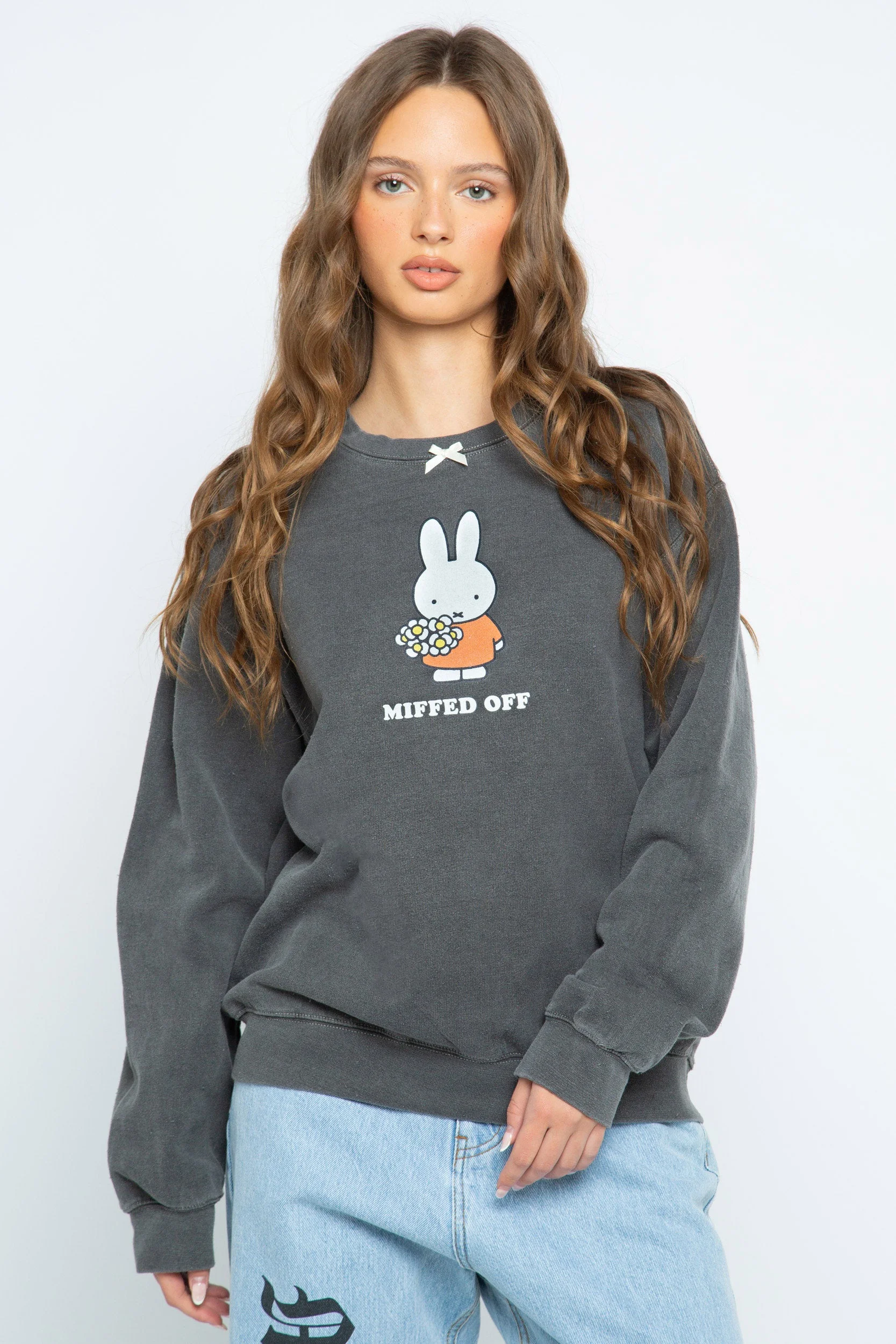 Miffy x Daisy St. Miffed Off Sweat With Bow Detail