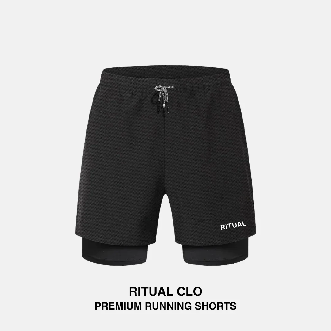 RITUAL 2 in 1 RUNNING SHORTS