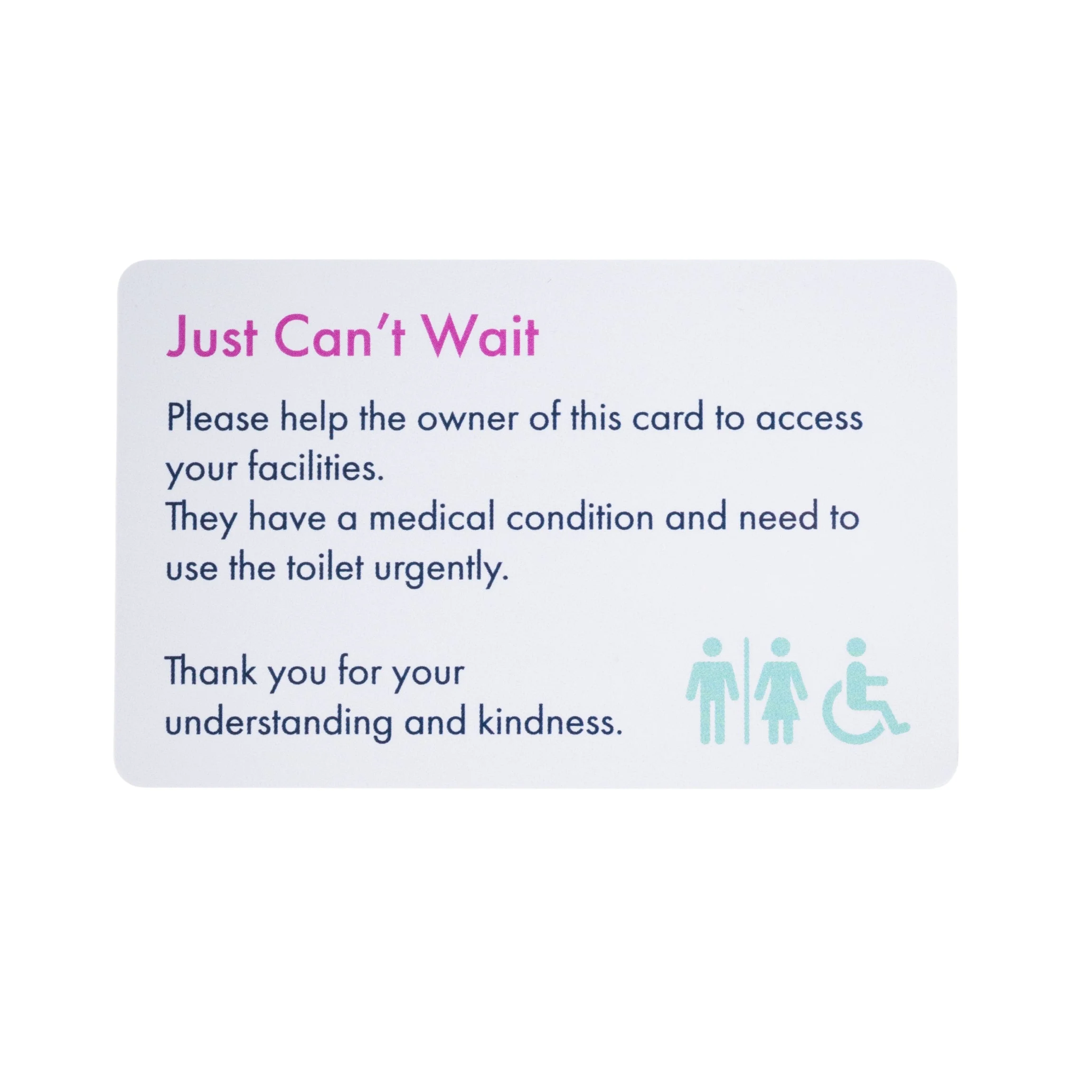 Just Can't Wait Card - Pack of 2 Cards