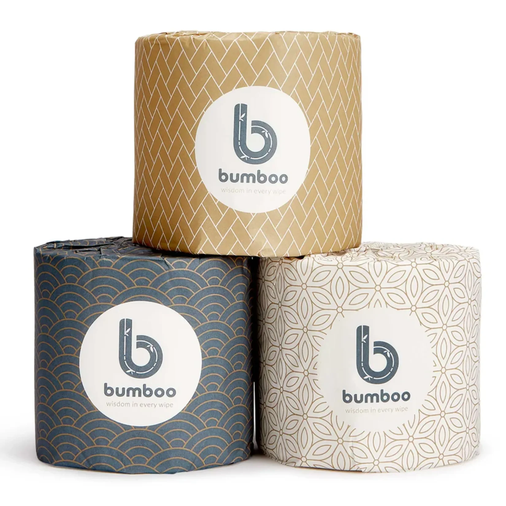 wrapped bamboo toilet paper