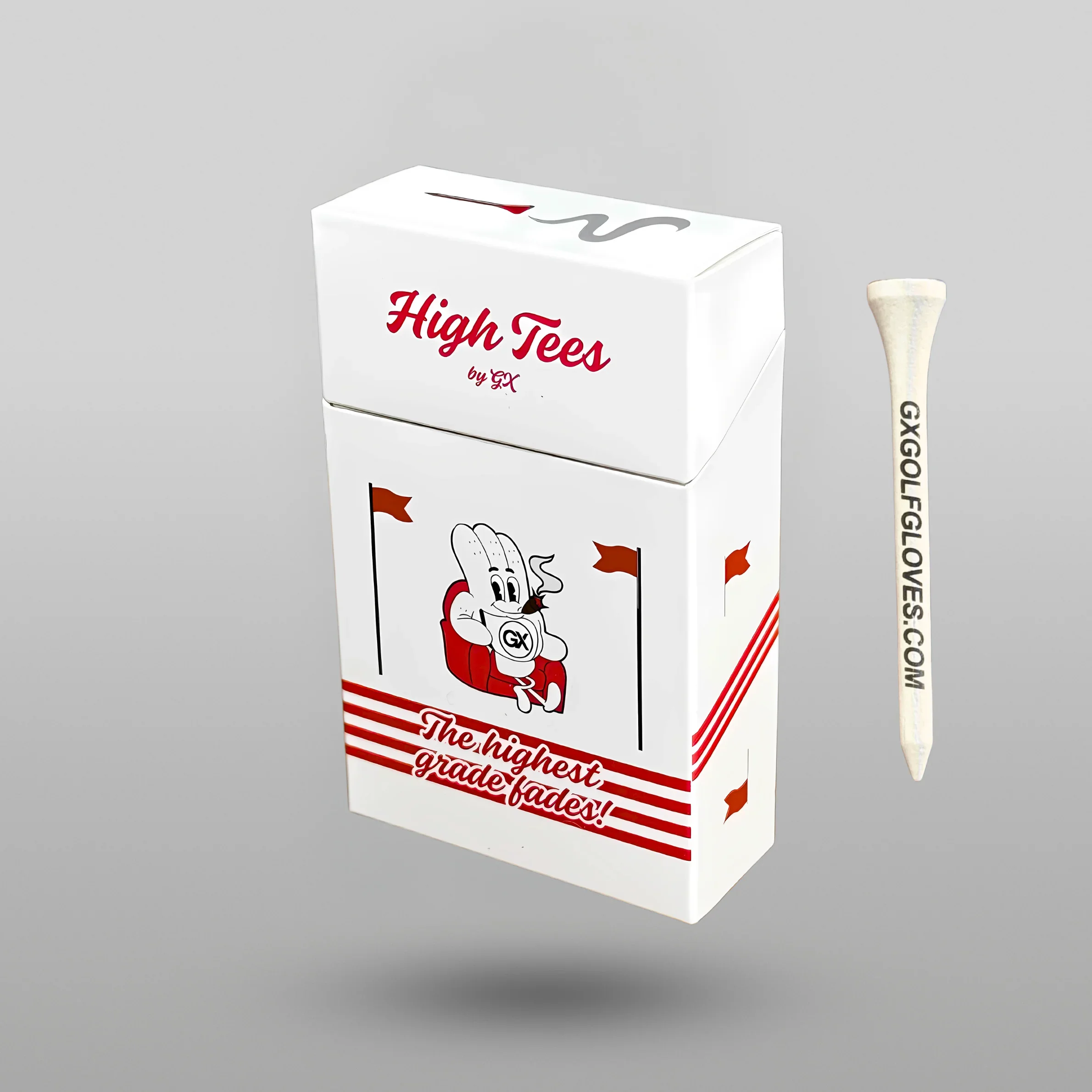 Golf Tees - High Grade Fades Cigarette Box