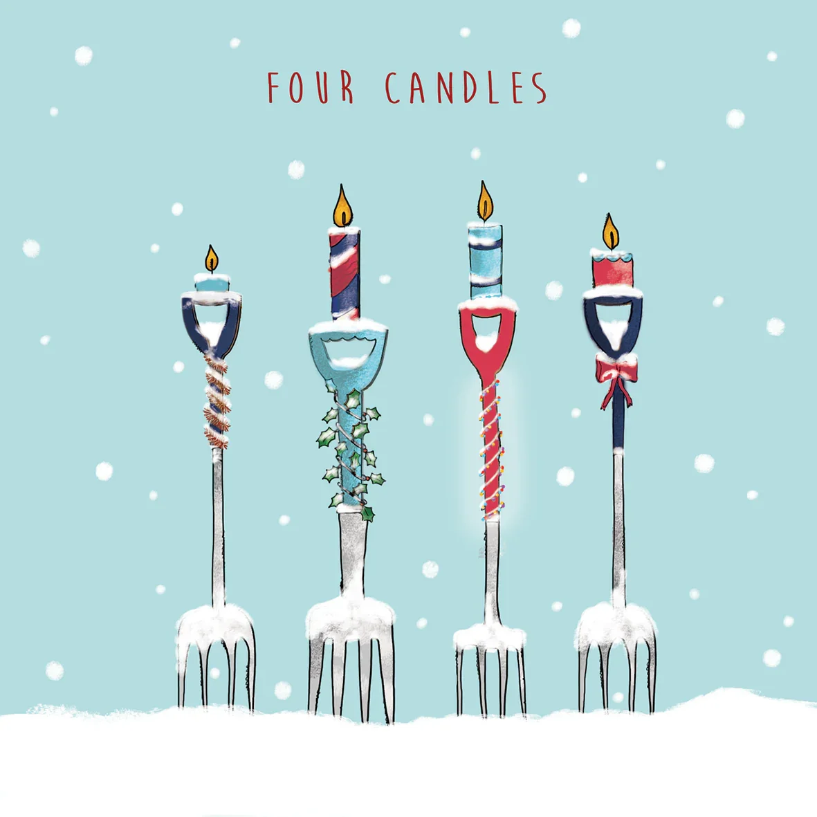 Charity Christmas Cards - Four Candles 10pk