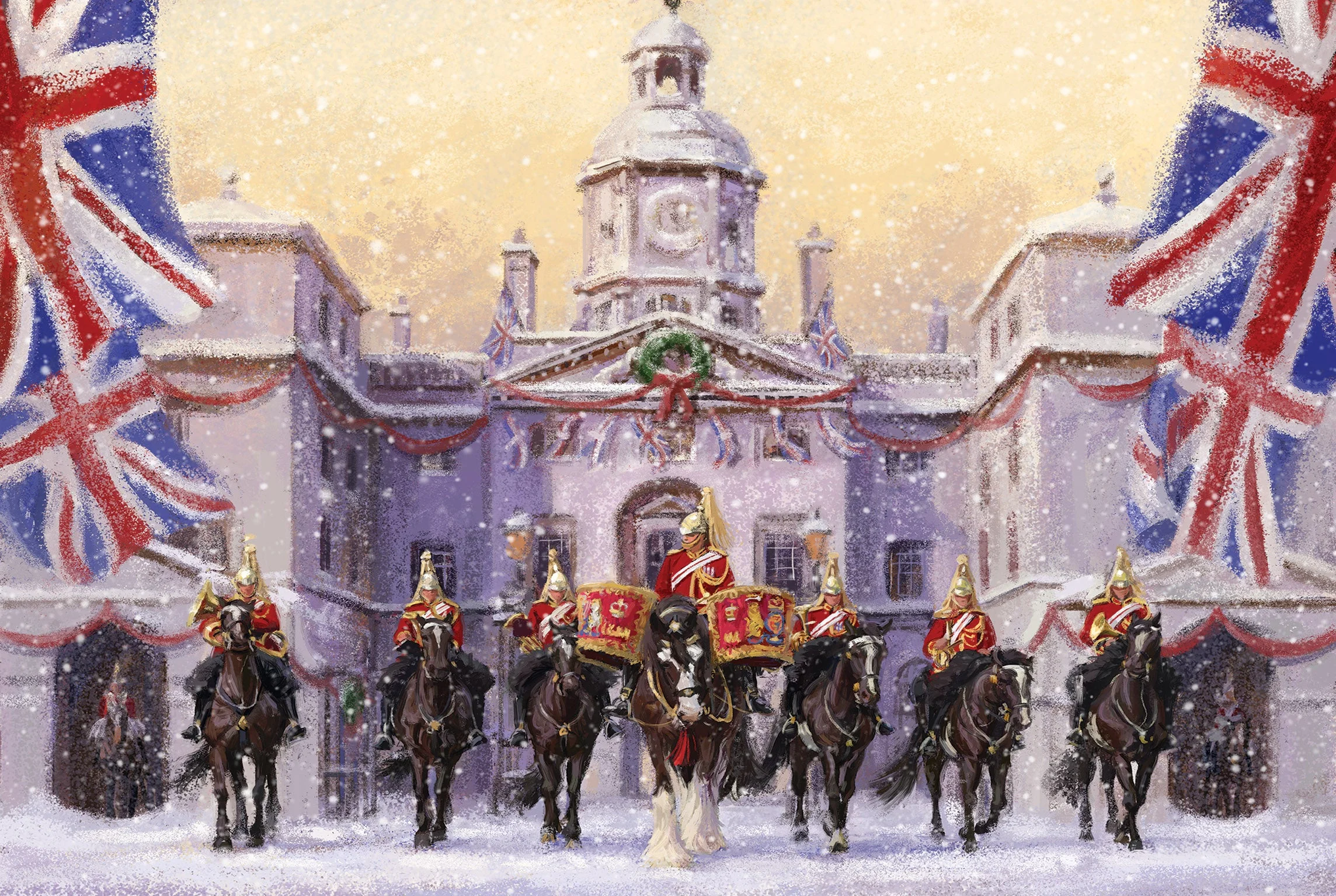 Charity Christmas Cards - Horse Guards Parade 10pk