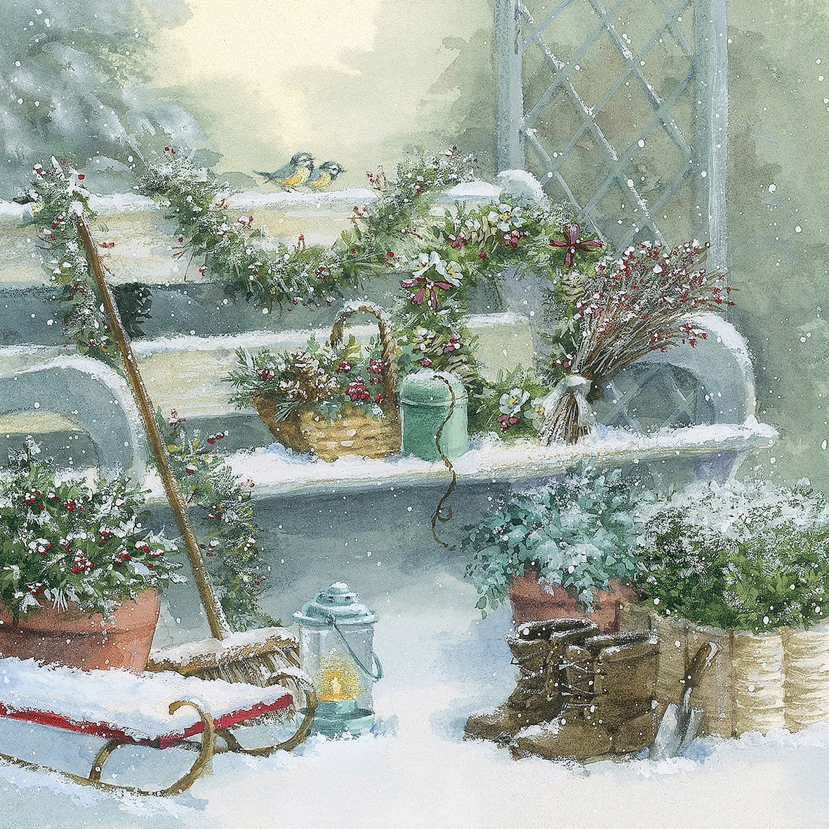 Charity Christmas Cards - Winter Garden 10pk