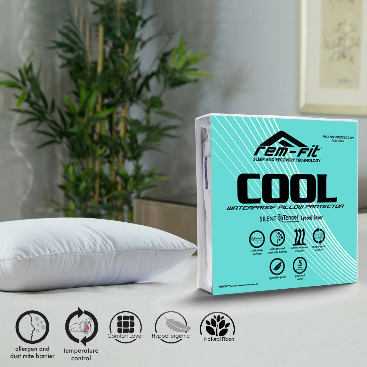 Tencel Cool Pillow Protector (pair) 🎁🎁