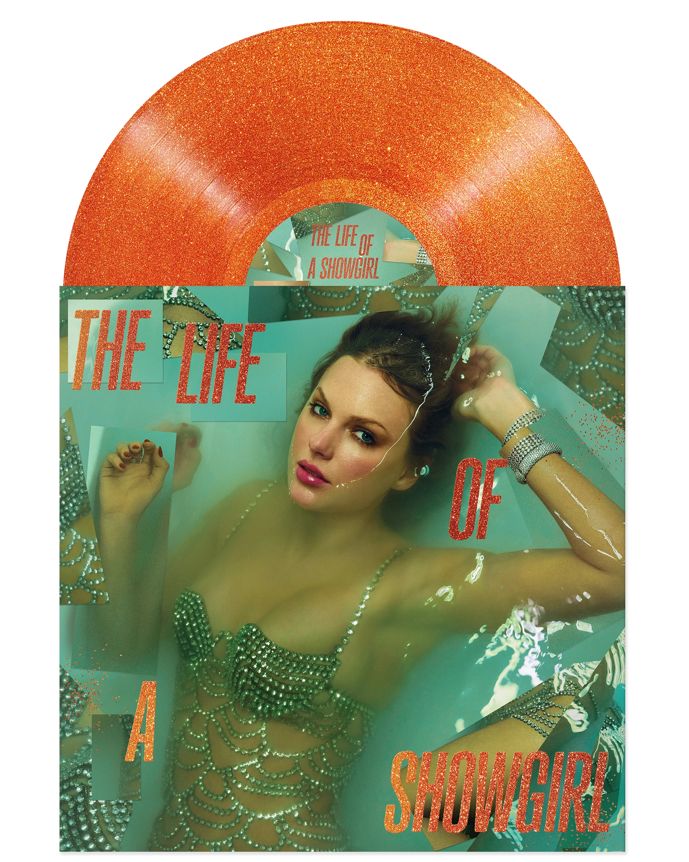 The Life of a Showgirl: Sweat and Vanilla Perfume Portofino Orange Glitter Vinyle