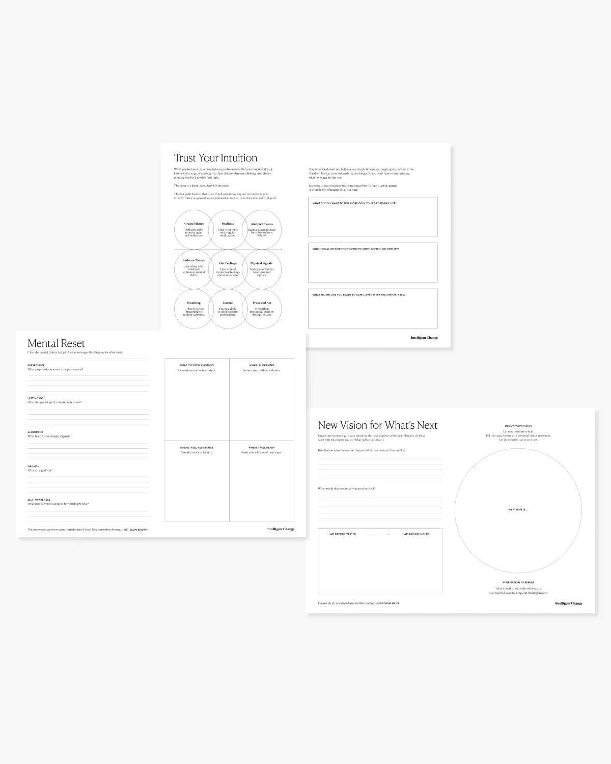 Stuck to Inspired in 3 Steps: Personal Clarity Workbook
