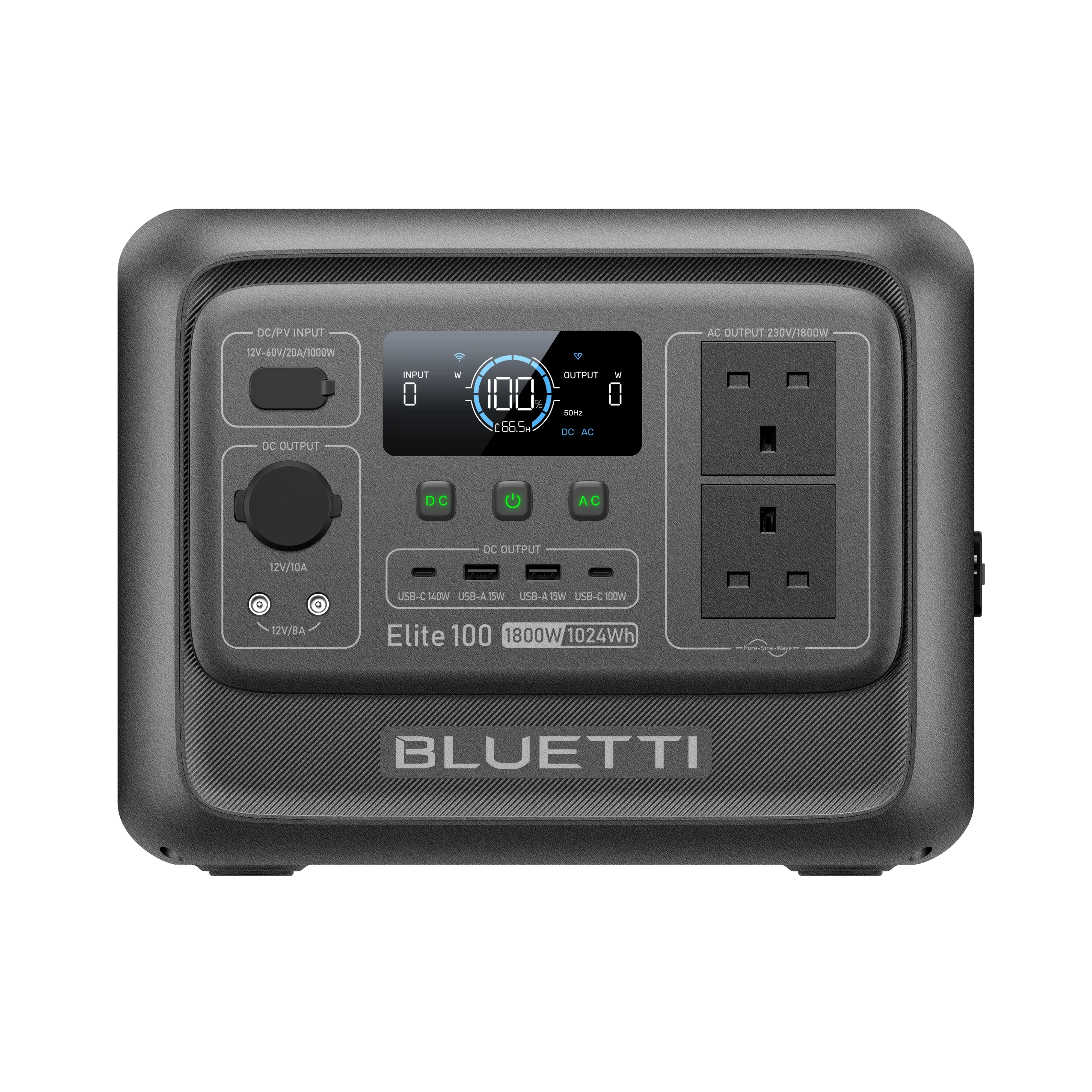 BLUETTI Elite 100 V2 Portable Power Station | 1,024Wh 1,800W