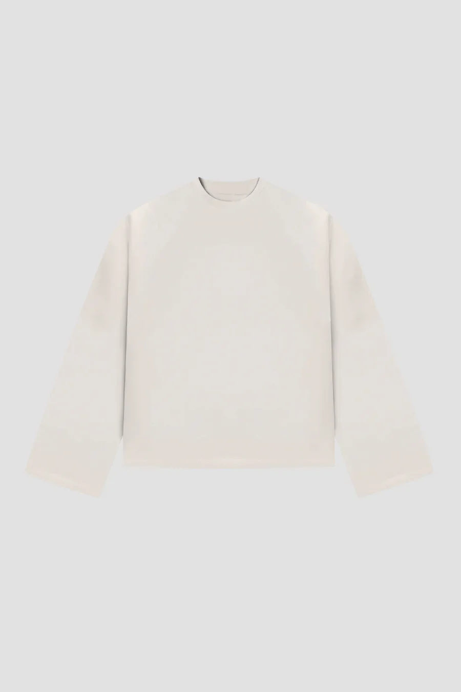 Longsleeve Cropped Blanks 220GSM Off White